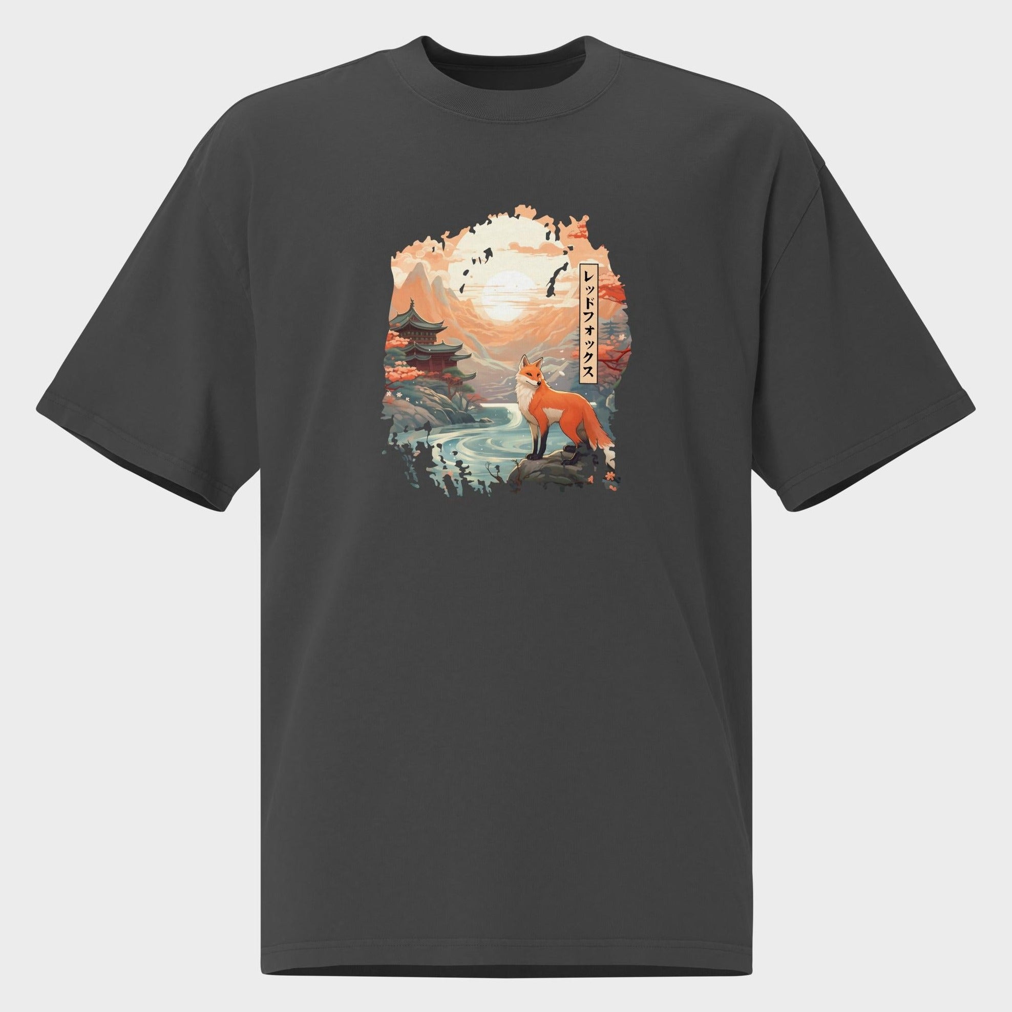 Kitsune's Tranquility - Oversized T-Shirt