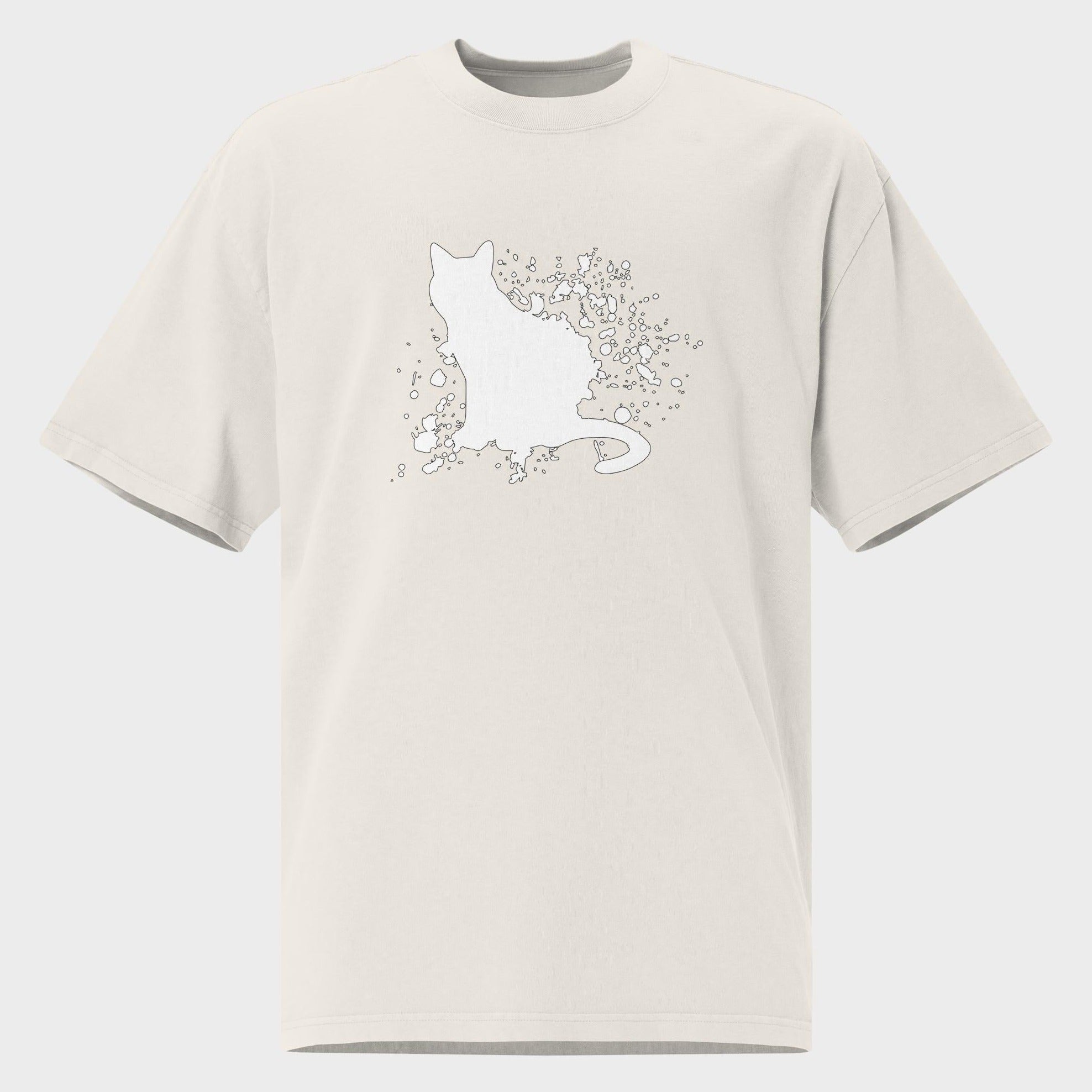 A Splash Of Cat - Oversized T-Shirt