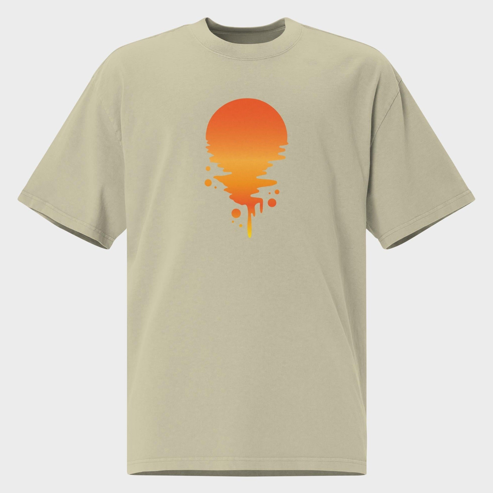 Melted Sunset - Oversized T-Shirt