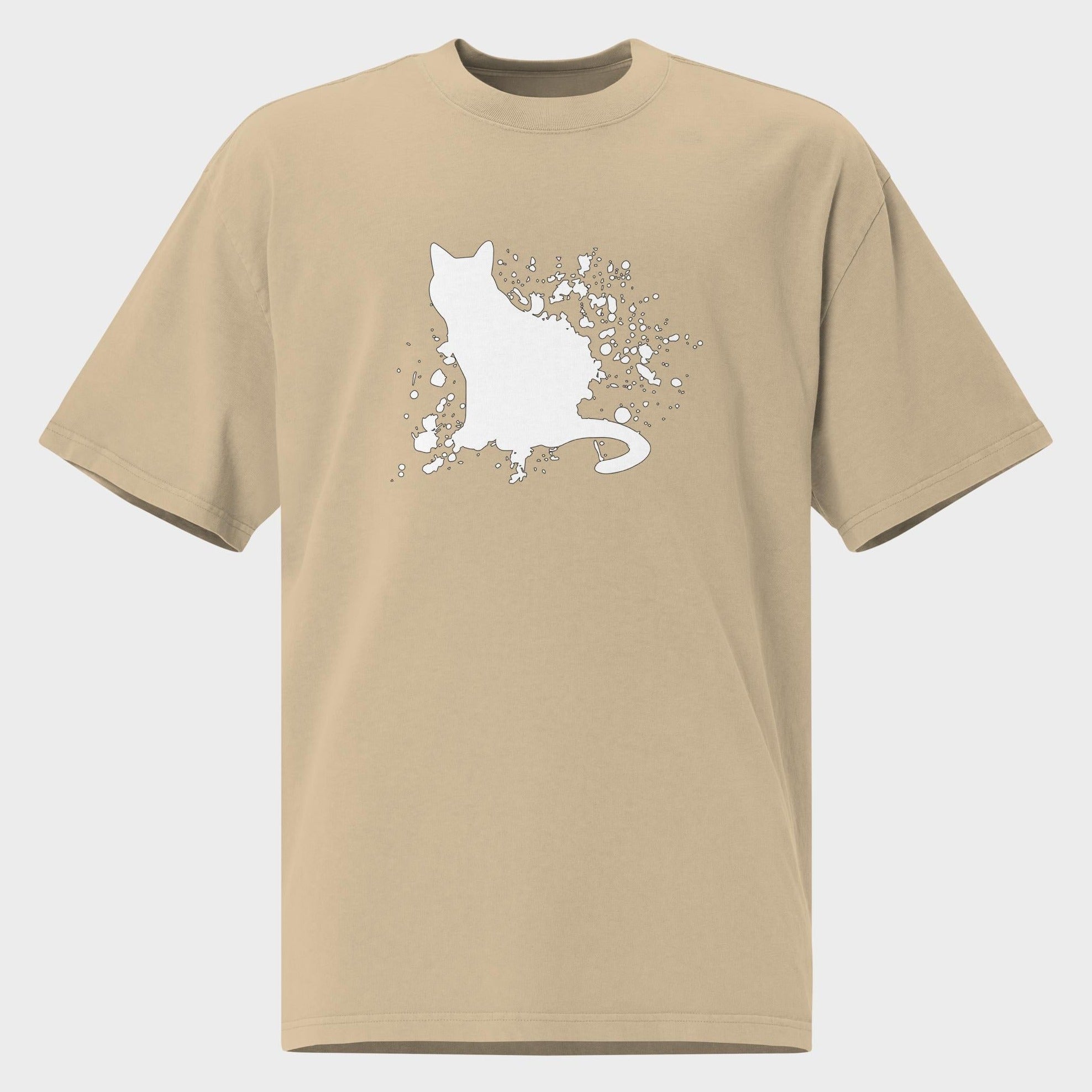 A Splash Of Cat - Oversized T-Shirt