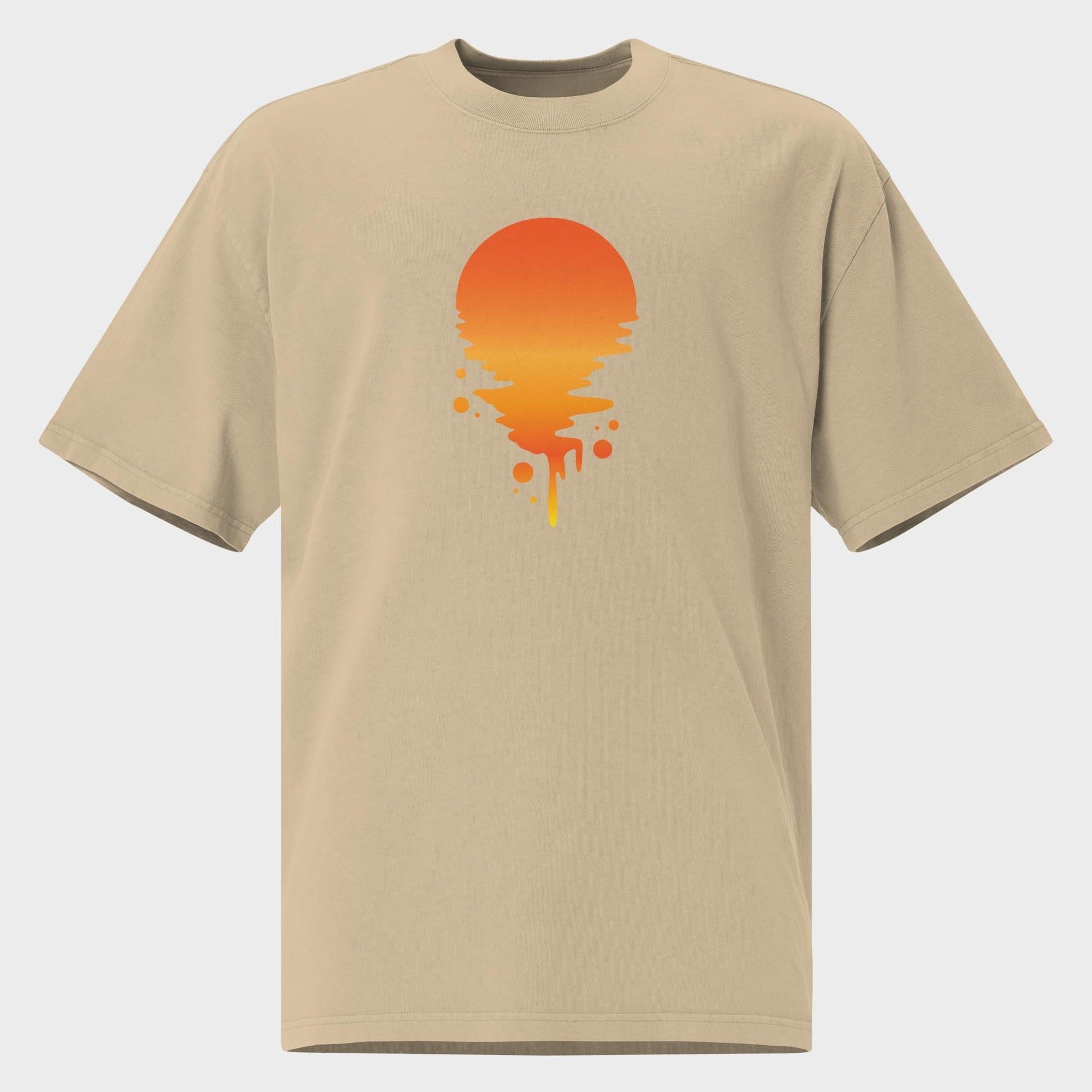 Melted Sunset - Oversized T-Shirt
