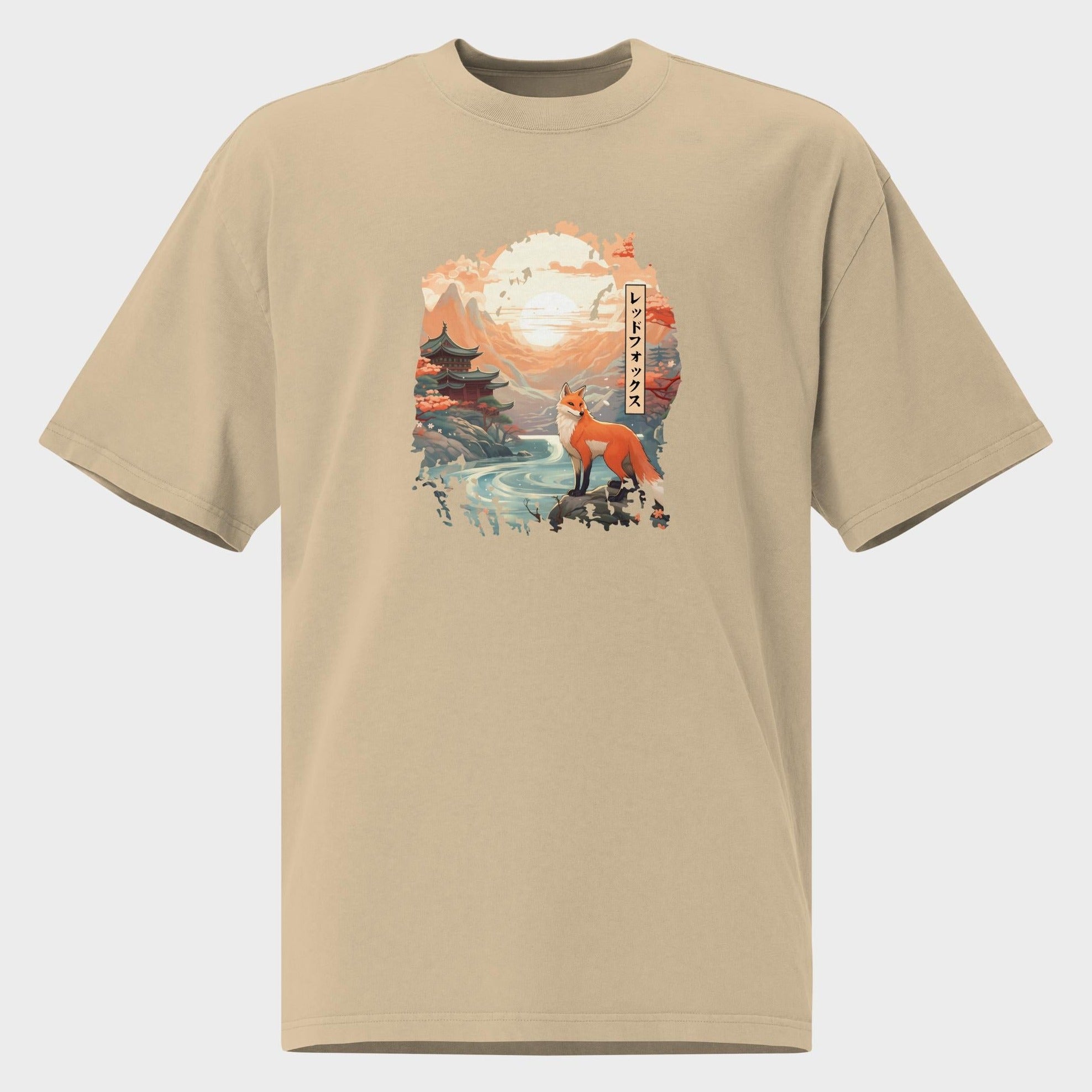 Kitsune's Tranquility - Oversized T-Shirt