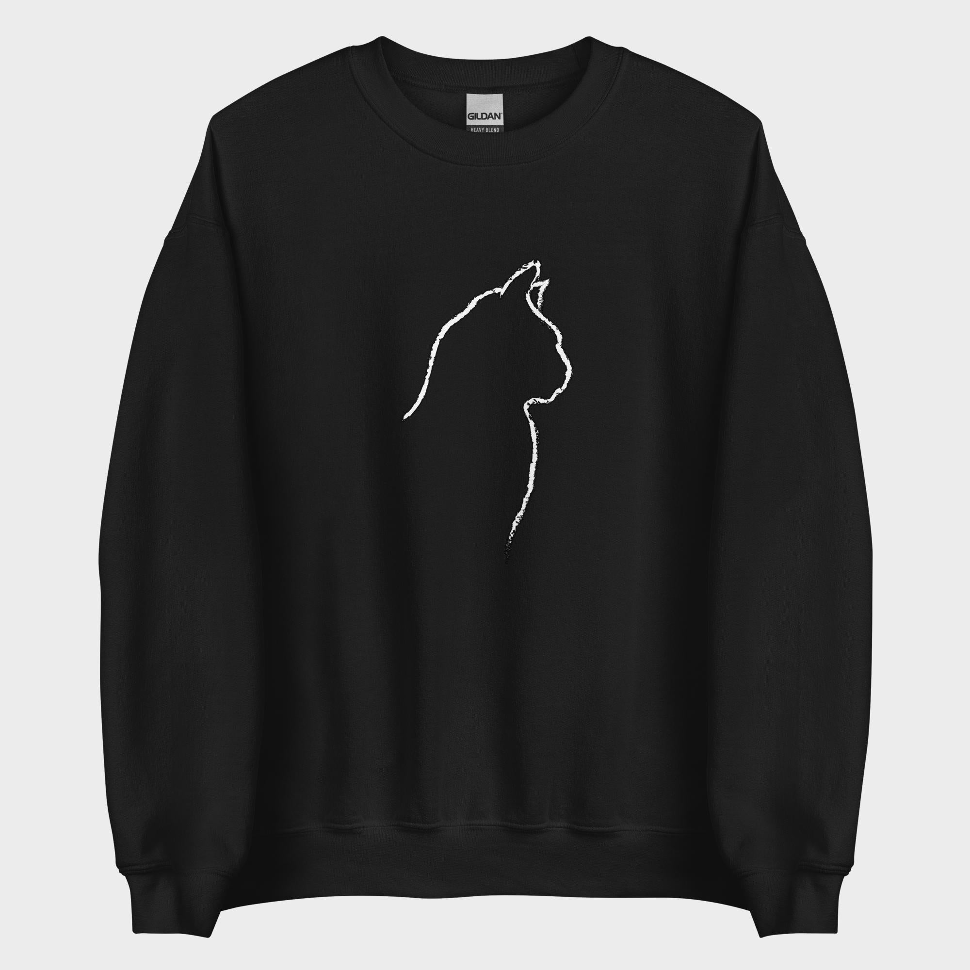 Cat Outline - Sweatshirt
