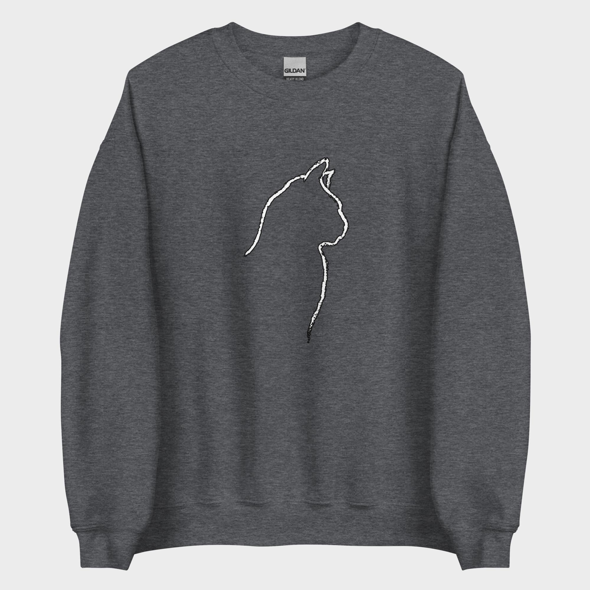 Cat Outline - Sweatshirt