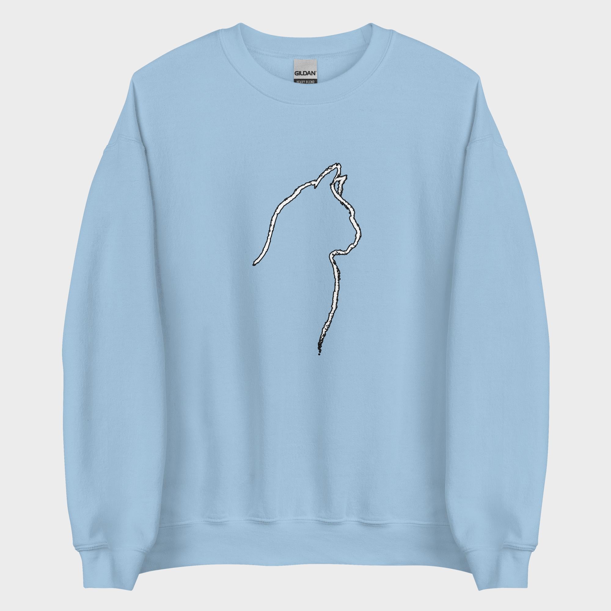 Cat Outline - Sweatshirt