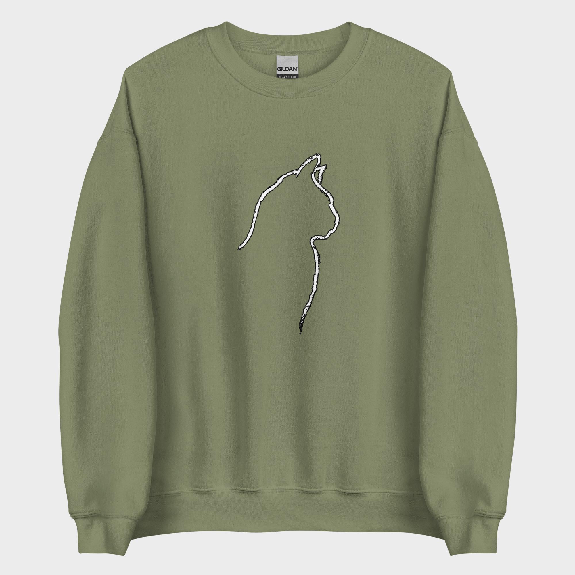 Cat Outline - Sweatshirt