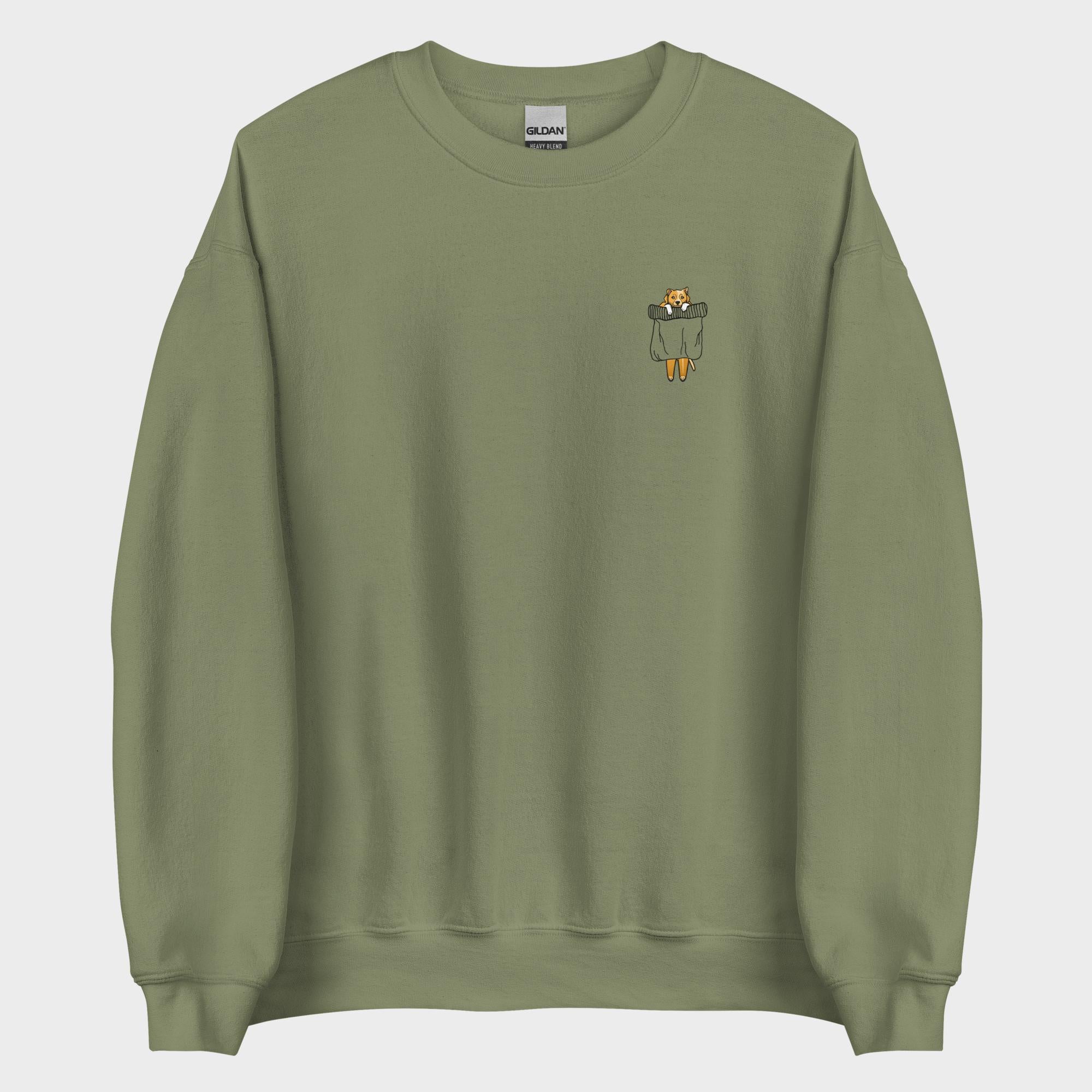 Hanging Pocket Dog - Sweatshirt