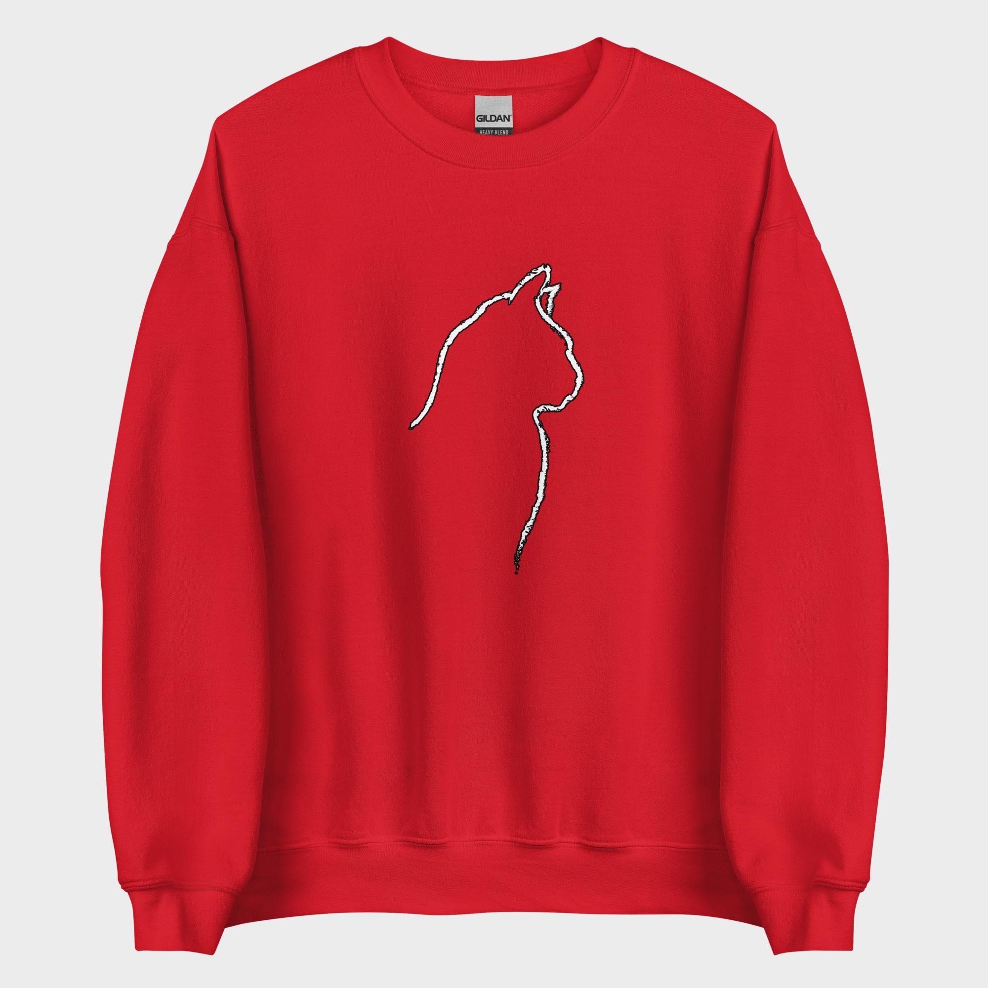 Cat Outline - Sweatshirt