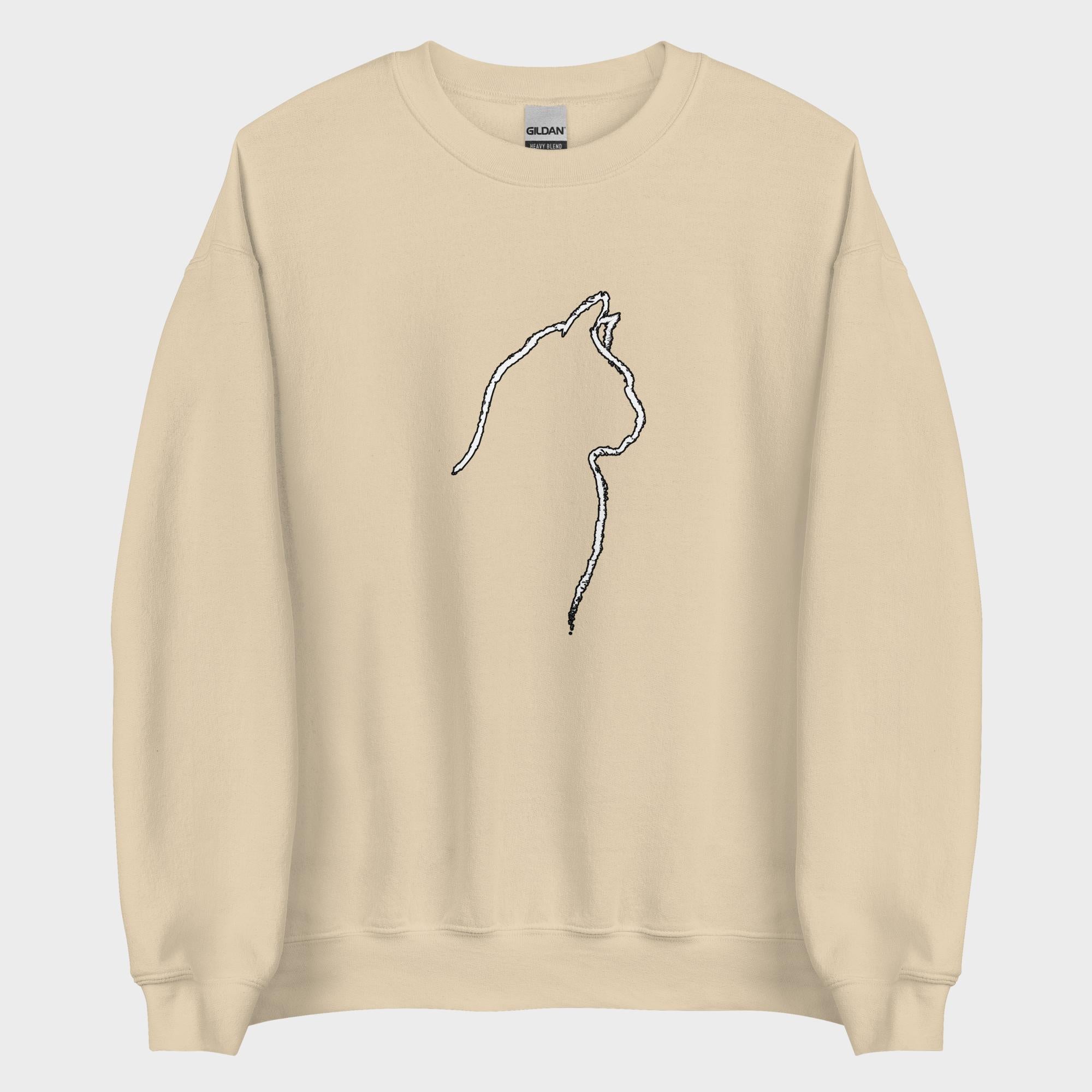 Cat Outline - Sweatshirt