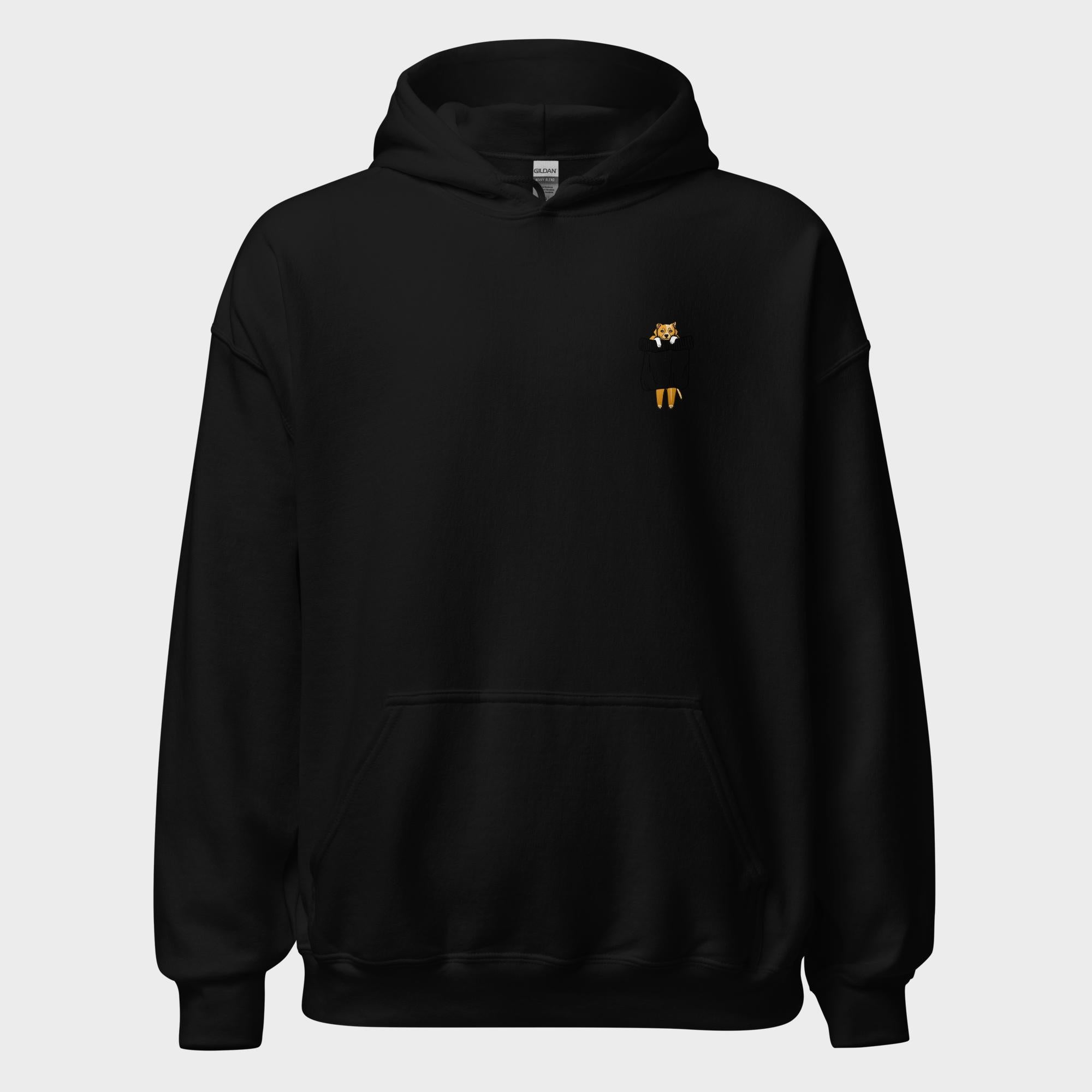 Hanging Pocket Dog - Hoodie