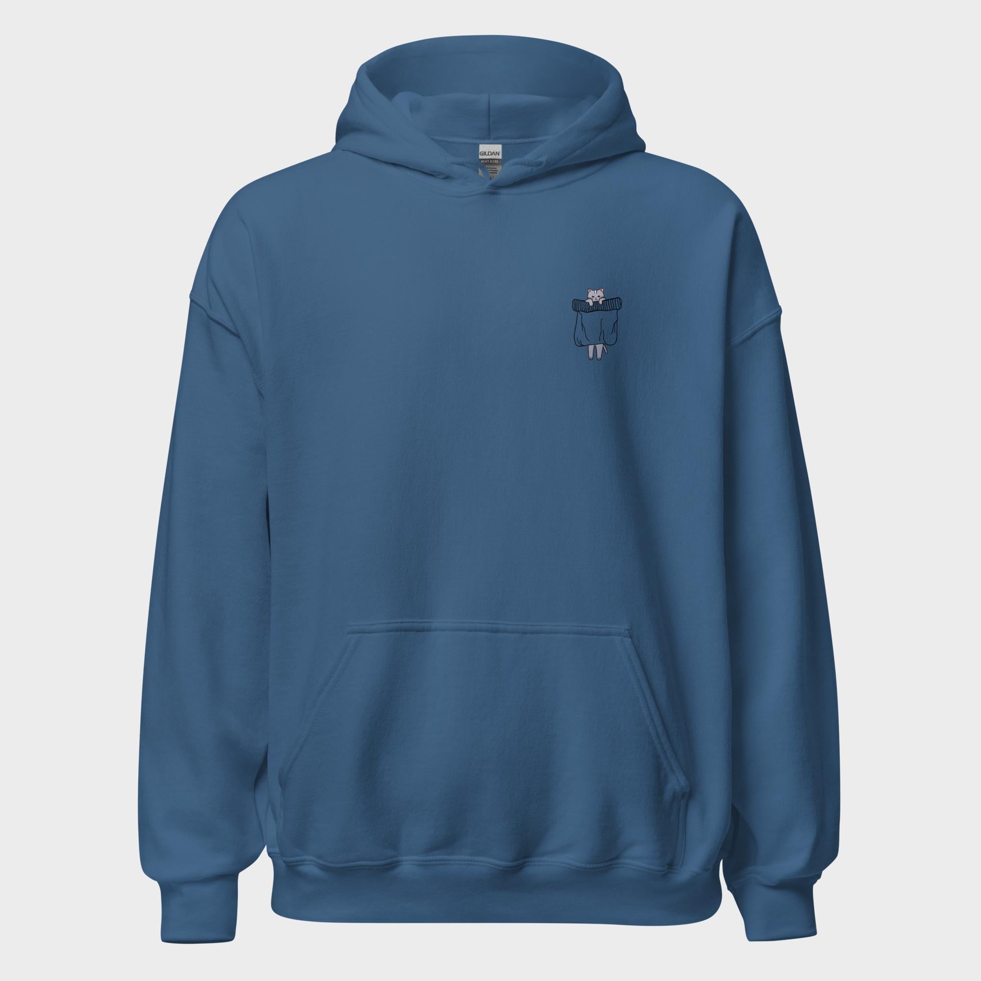 Hanging Pocket Cat - Hoodie