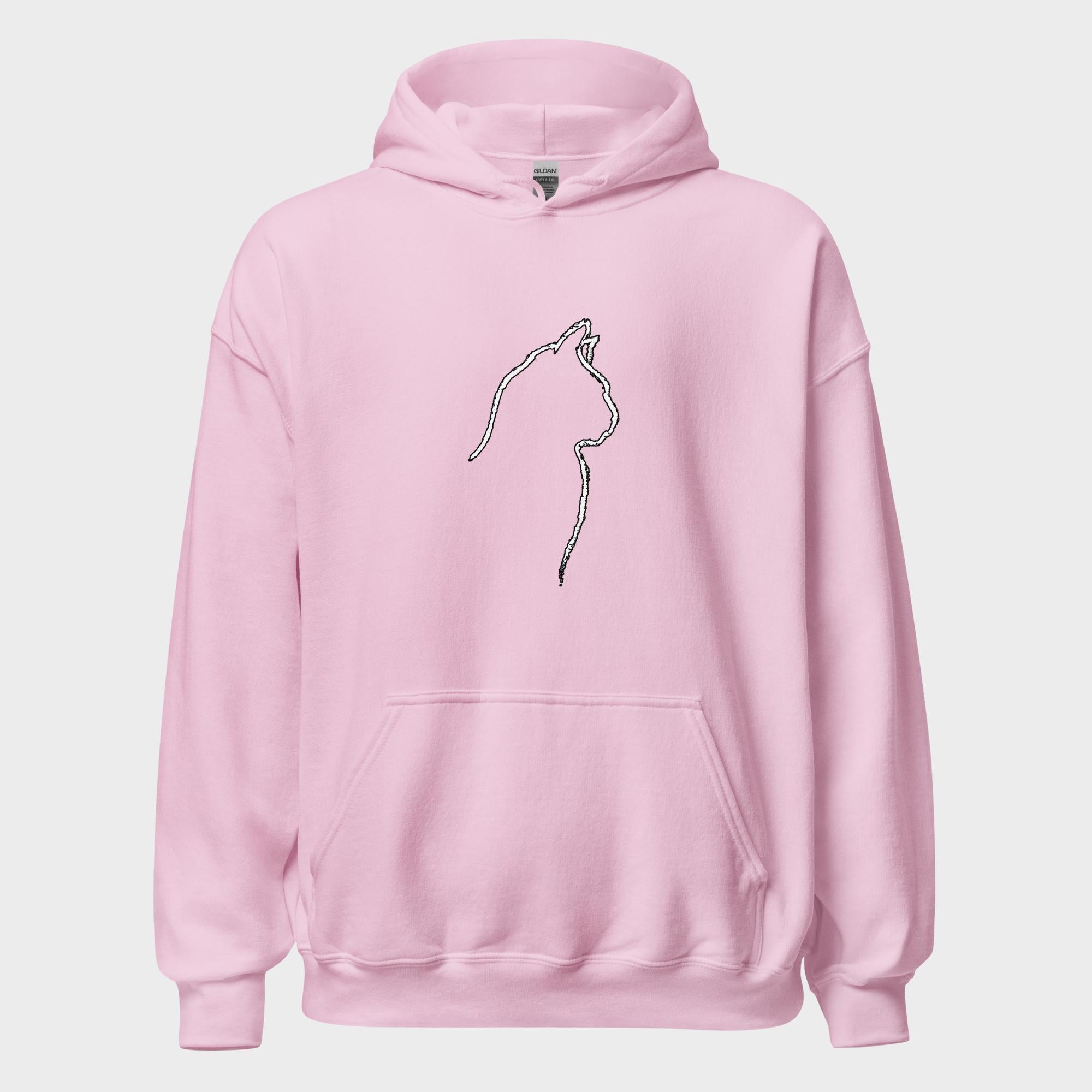 Cat Outline - Hoodie