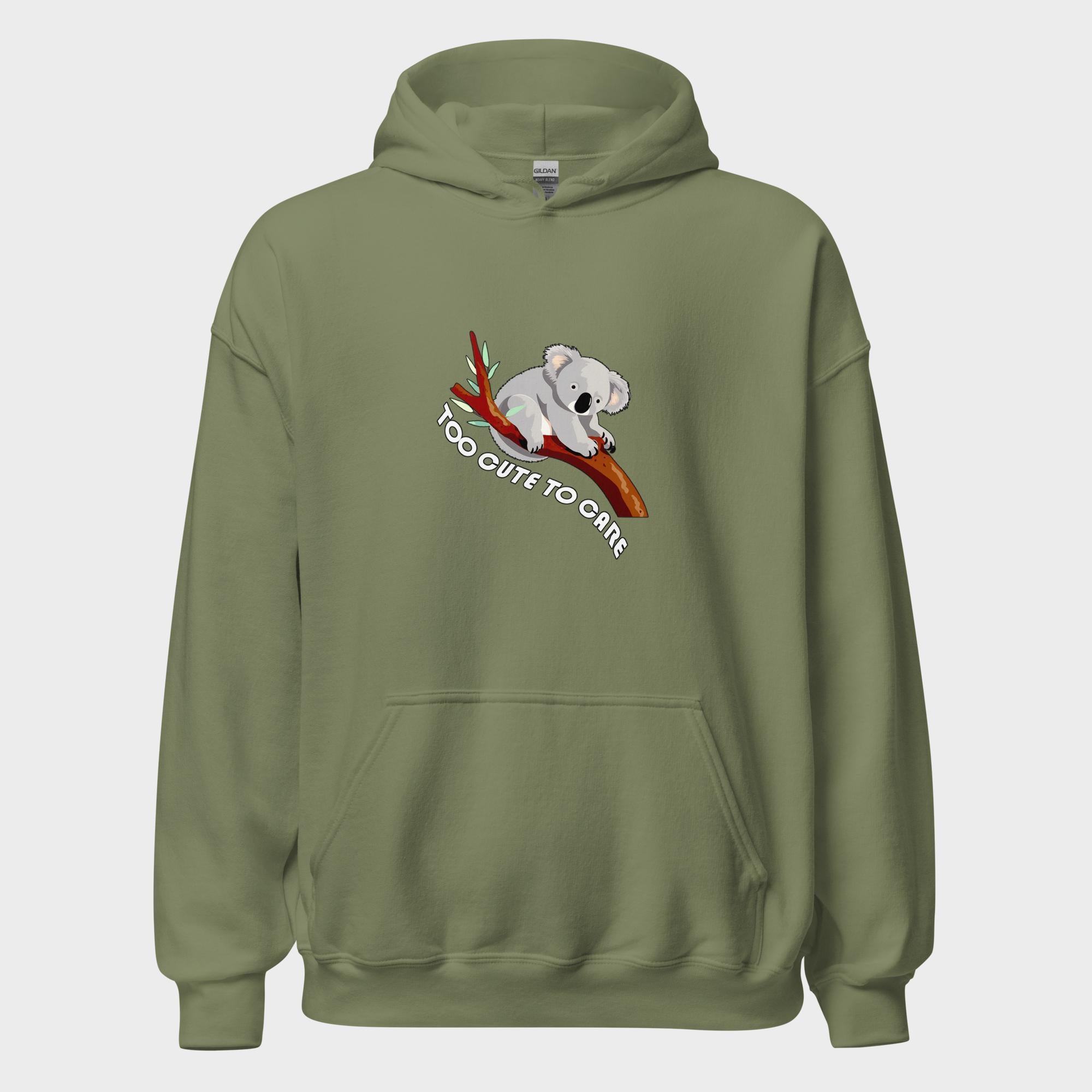 Too Cute To Care - Hoodie