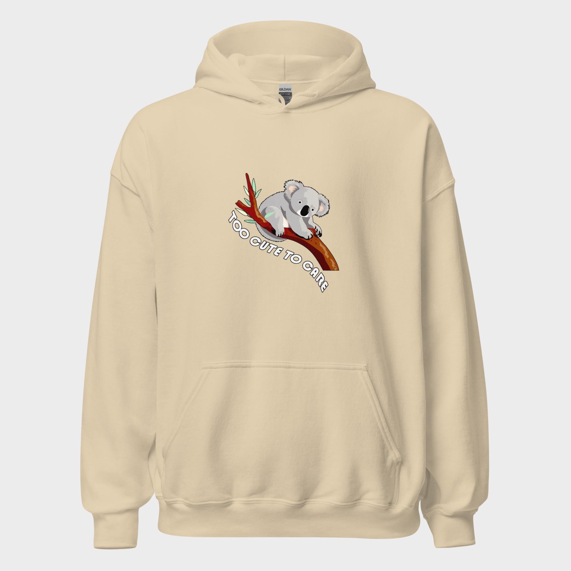 Too Cute To Care - Hoodie