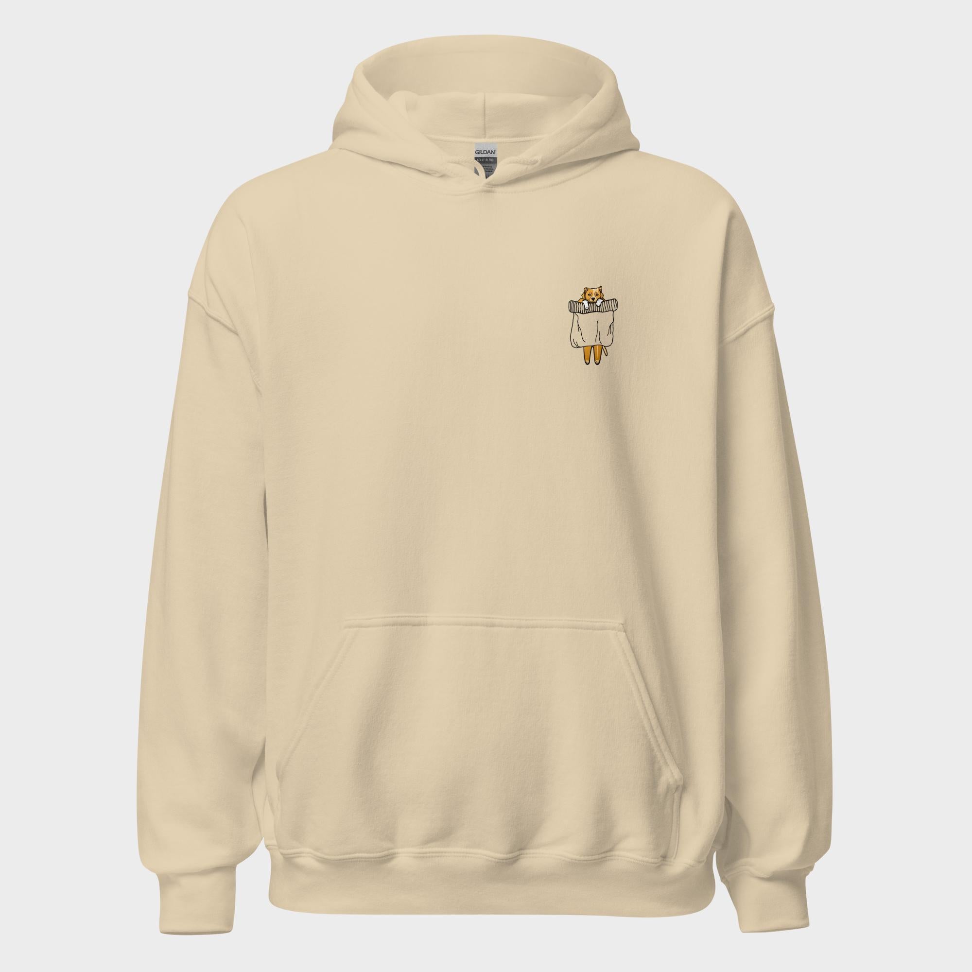 Hanging Pocket Dog - Hoodie