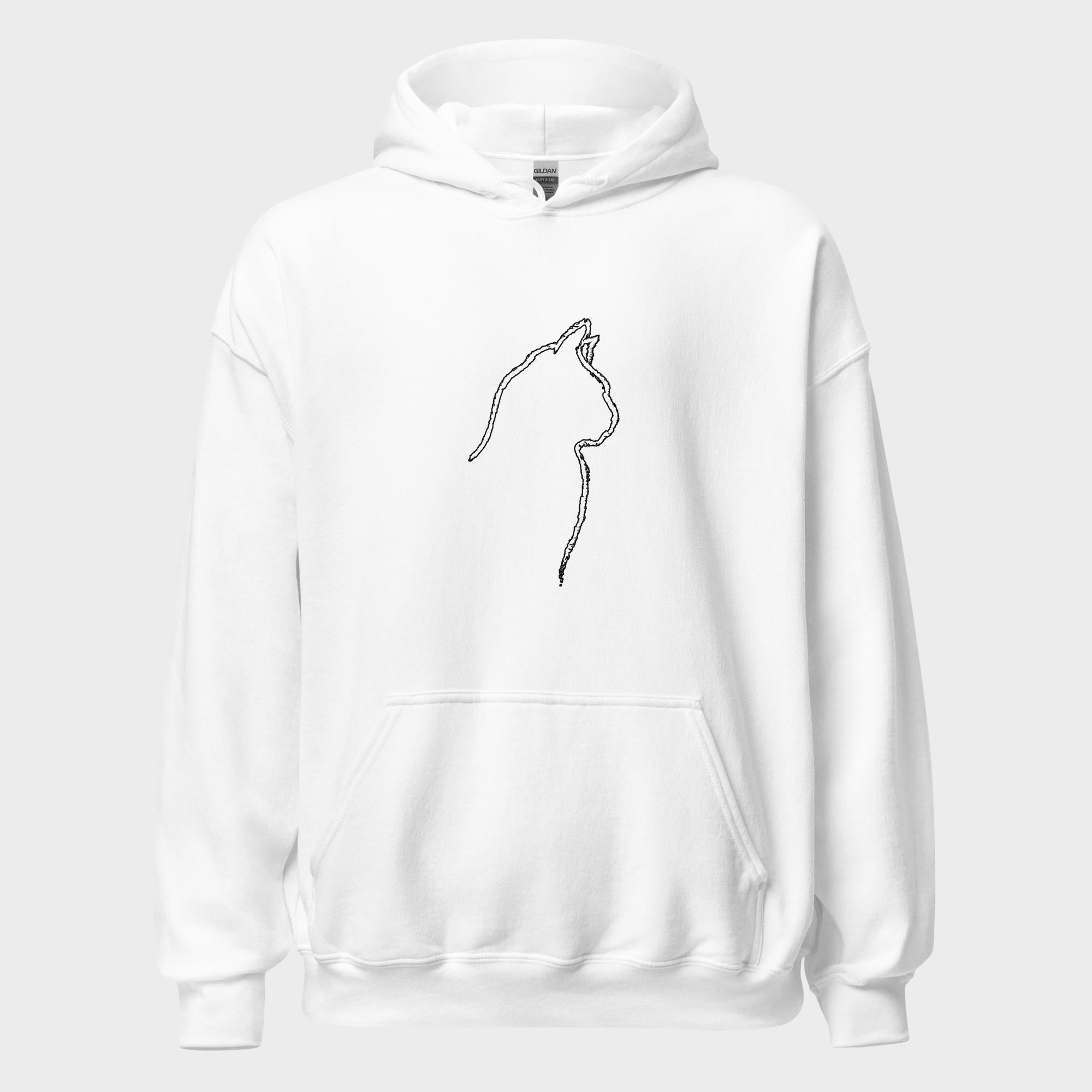 Cat Outline - Hoodie