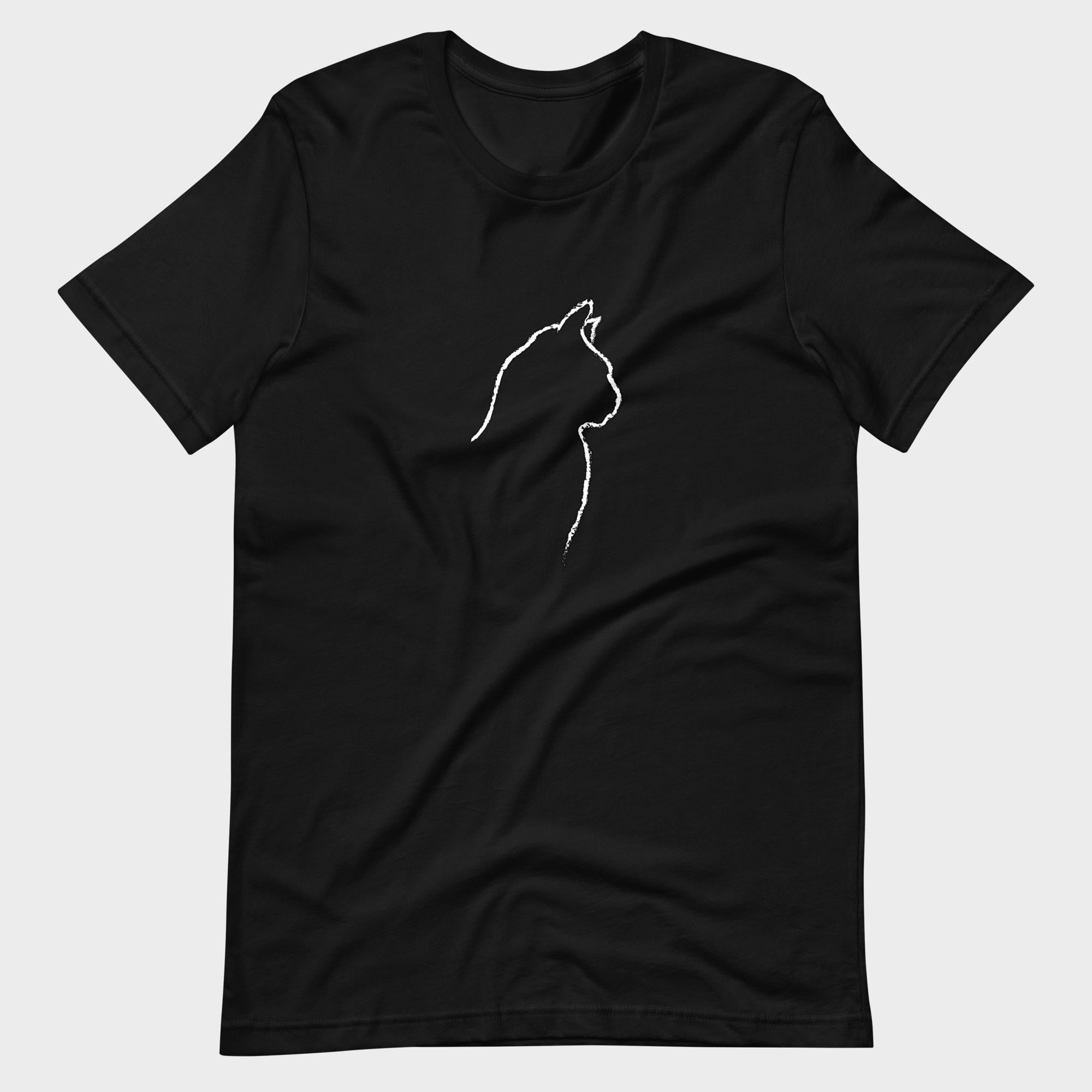 Cat Outline - T-Shirt