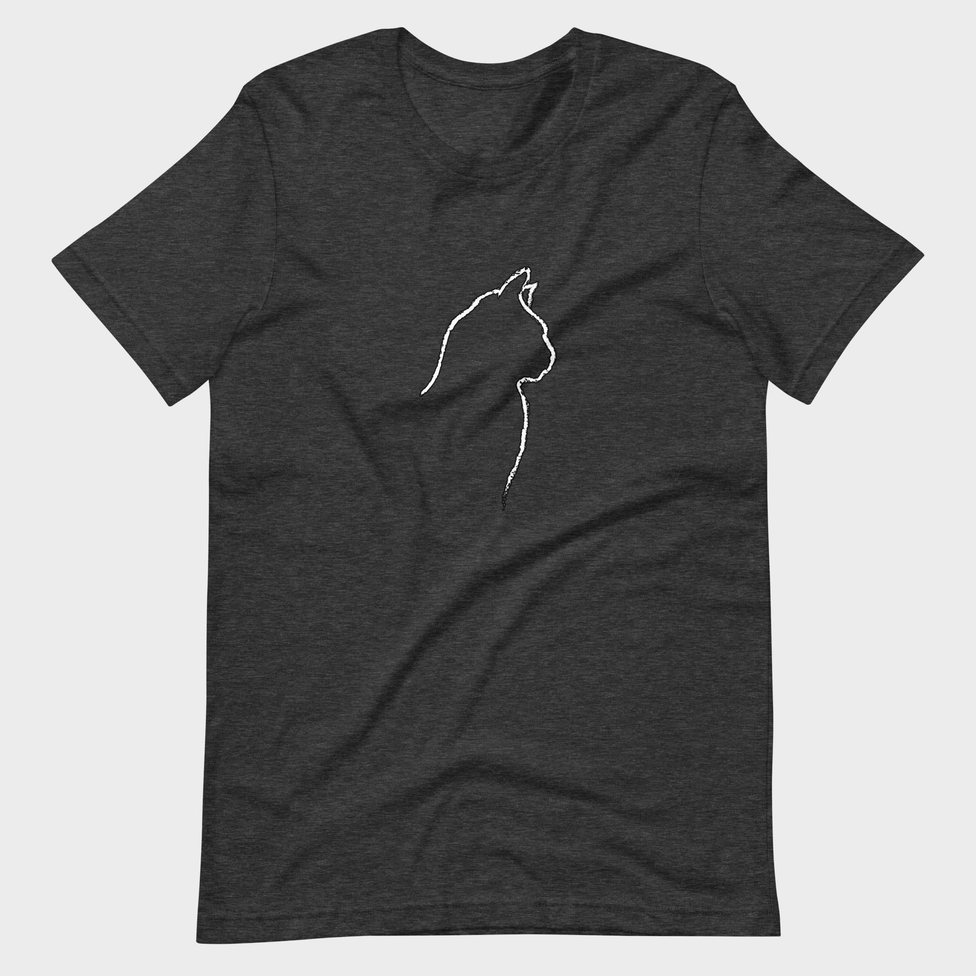 Cat Outline - T-Shirt