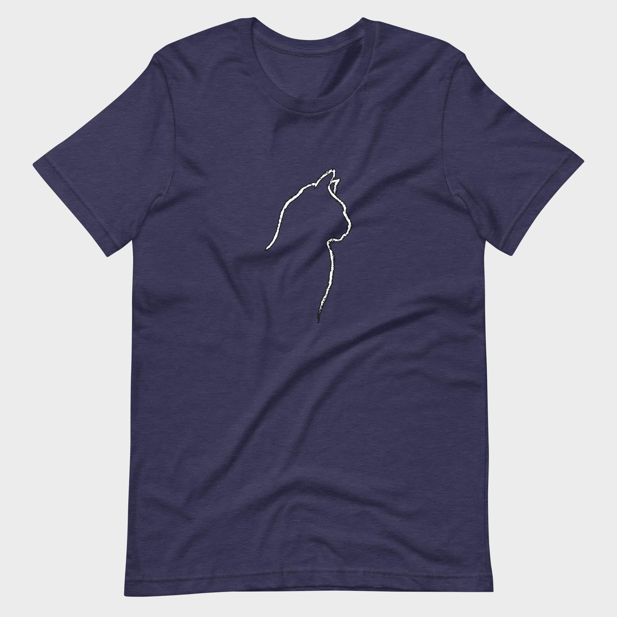 Cat Outline - T-Shirt
