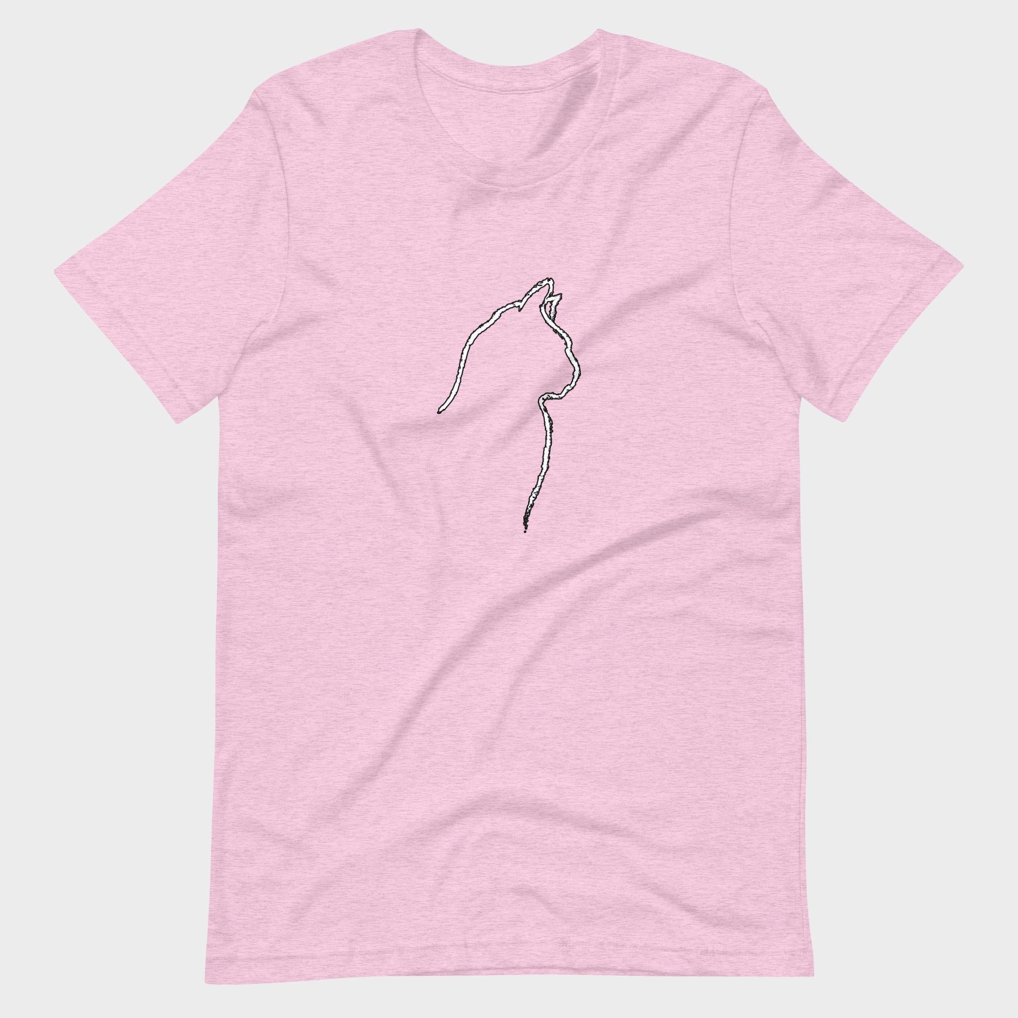 Cat Outline - T-Shirt