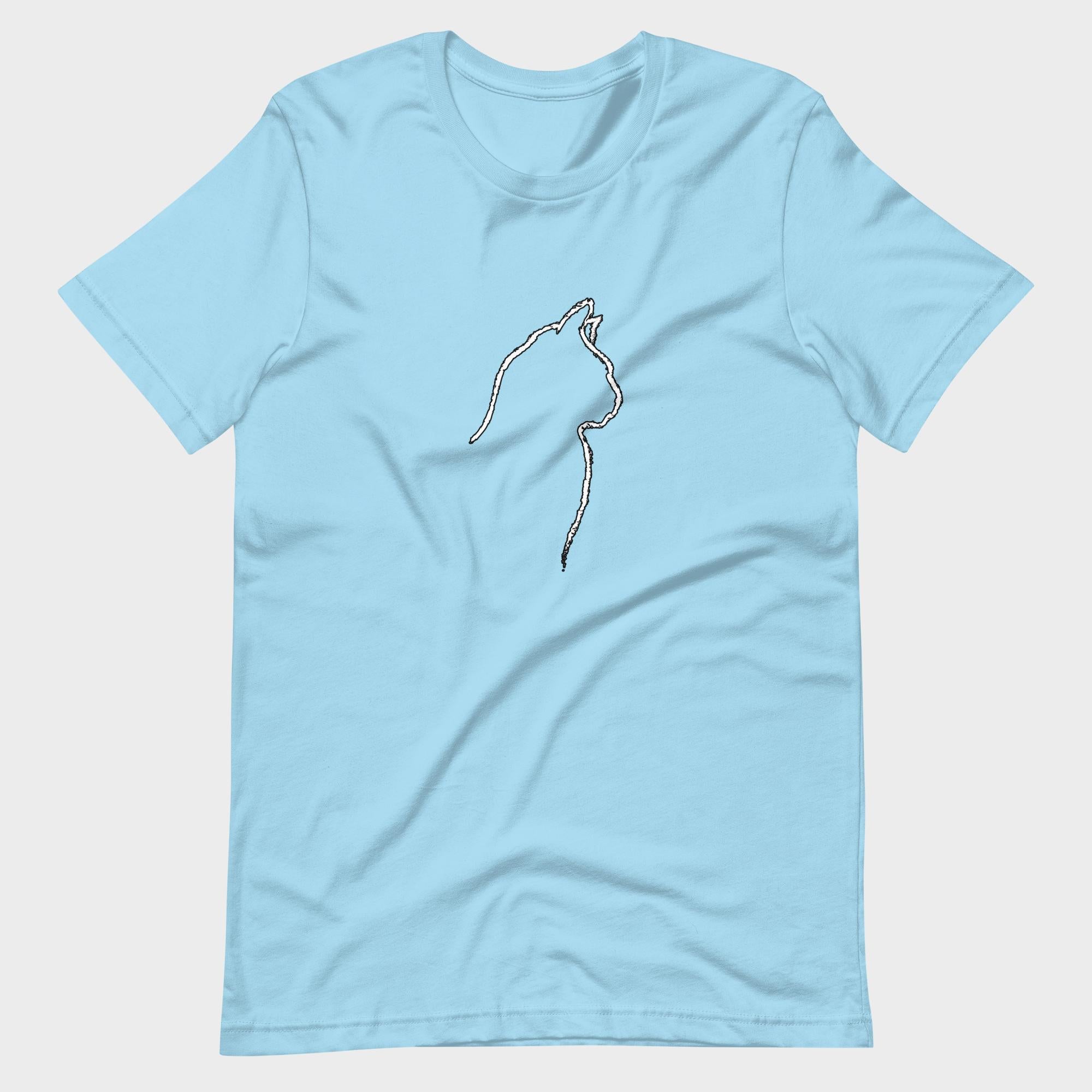 Cat Outline - T-Shirt