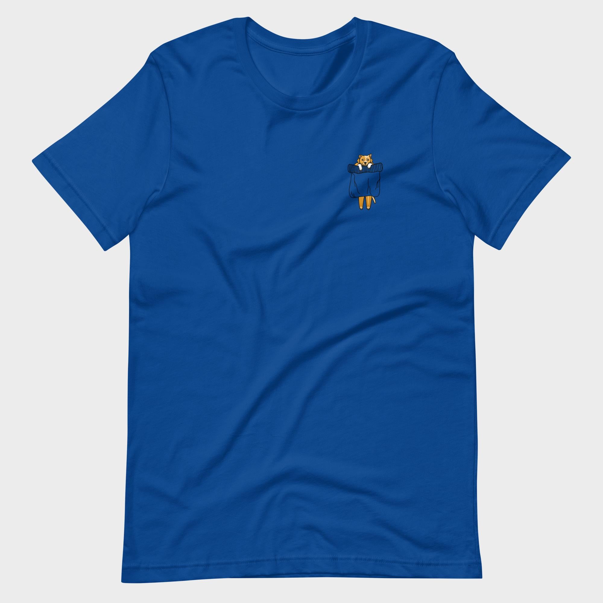 Hanging Pocket Dog - T-Shirt