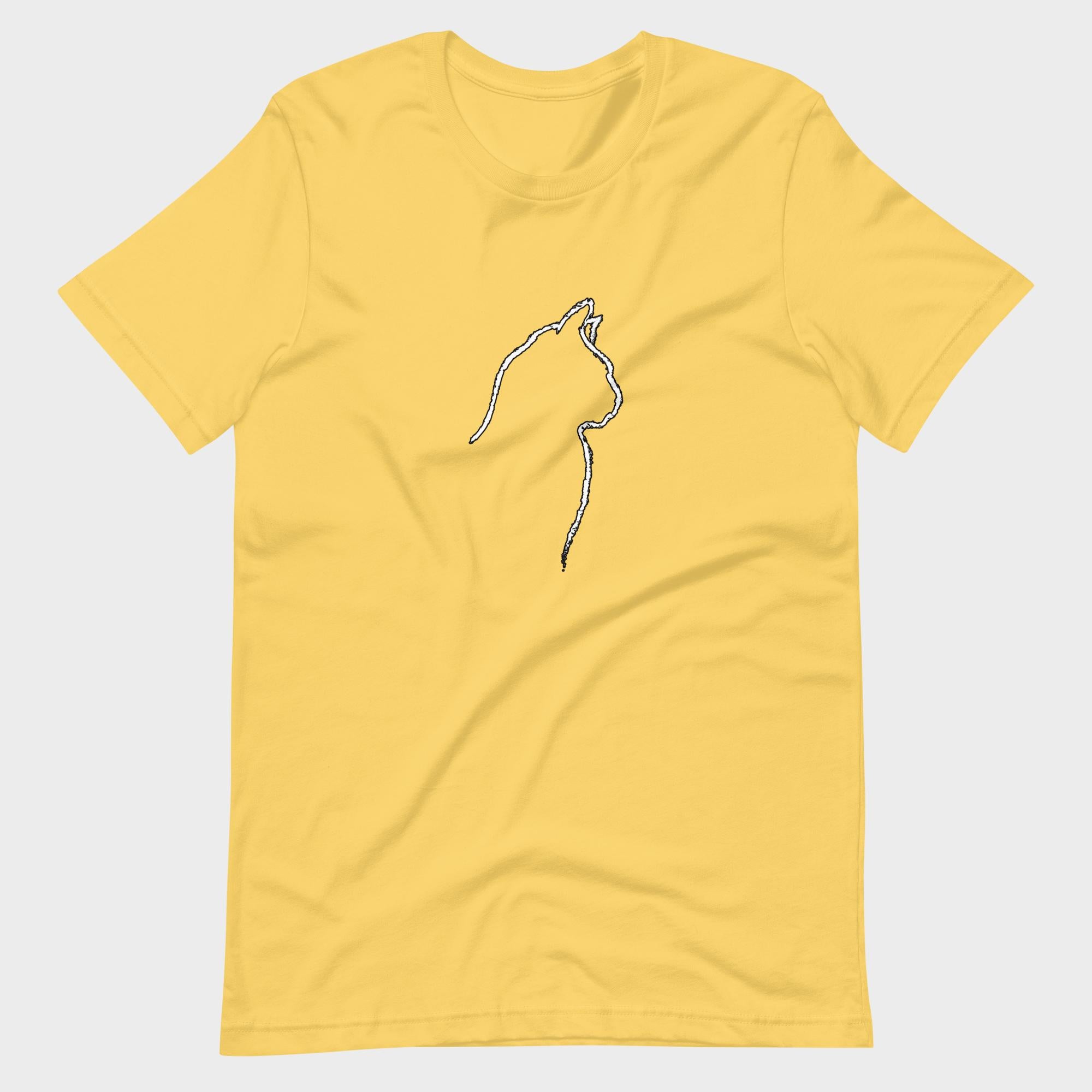 Cat Outline - T-Shirt