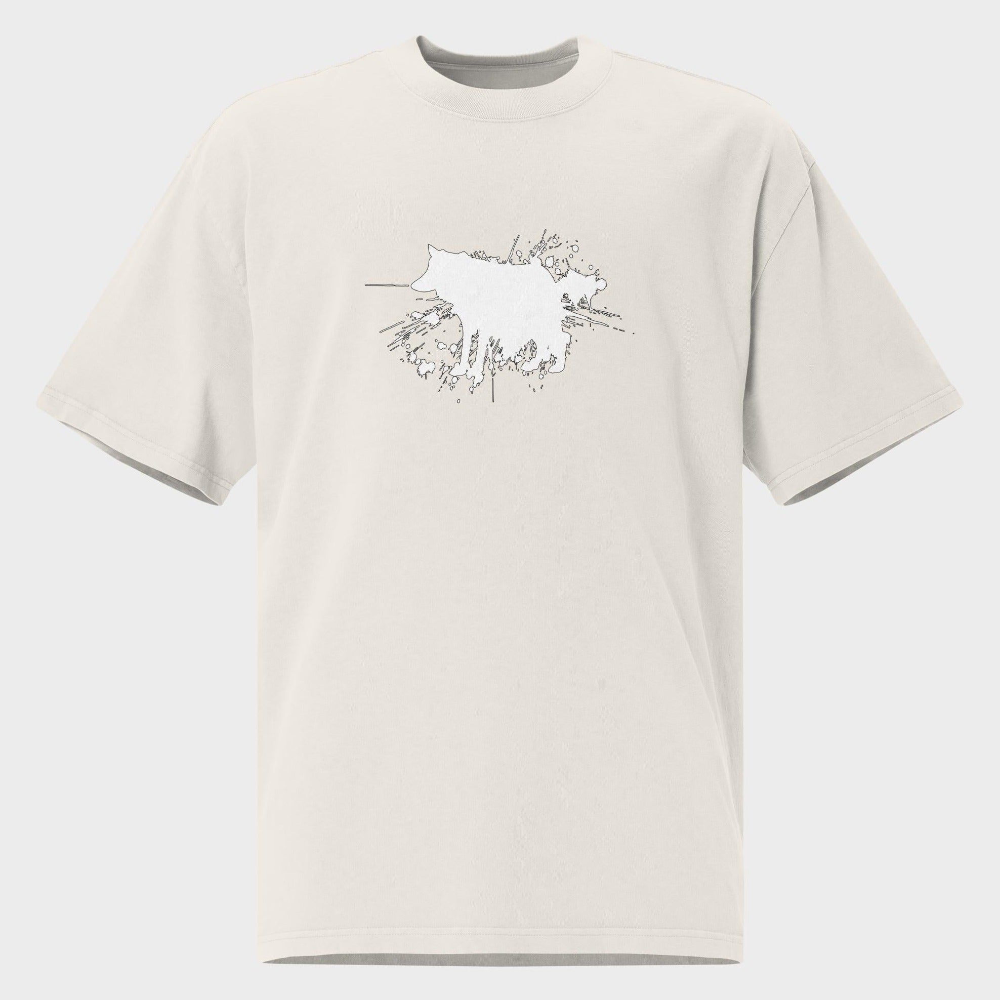 A Splash Of Dog - Oversized T-Shirt