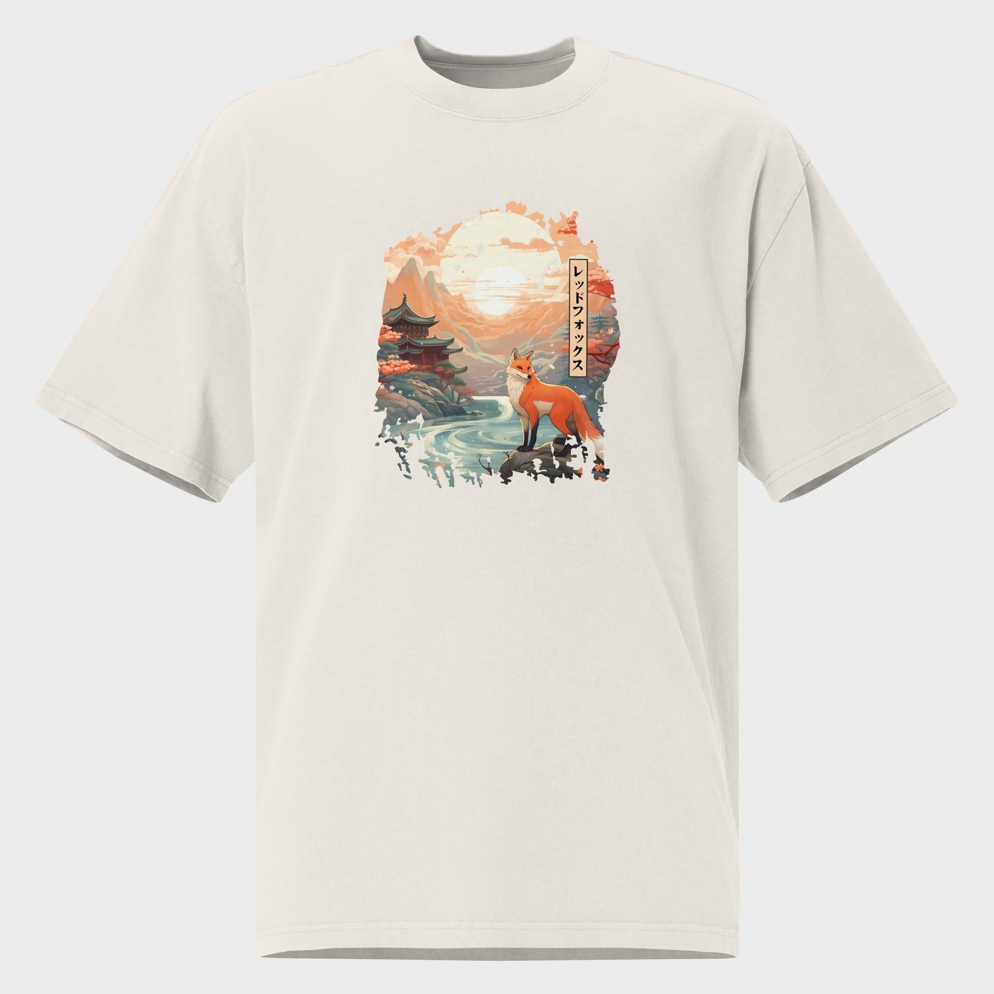 Kitsune's Tranquility - Oversized T-Shirt