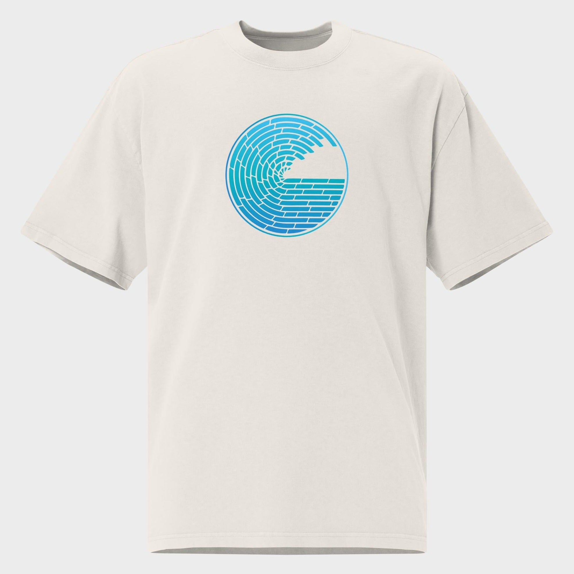 Deconstructed Wave - Oversized T-Shirt