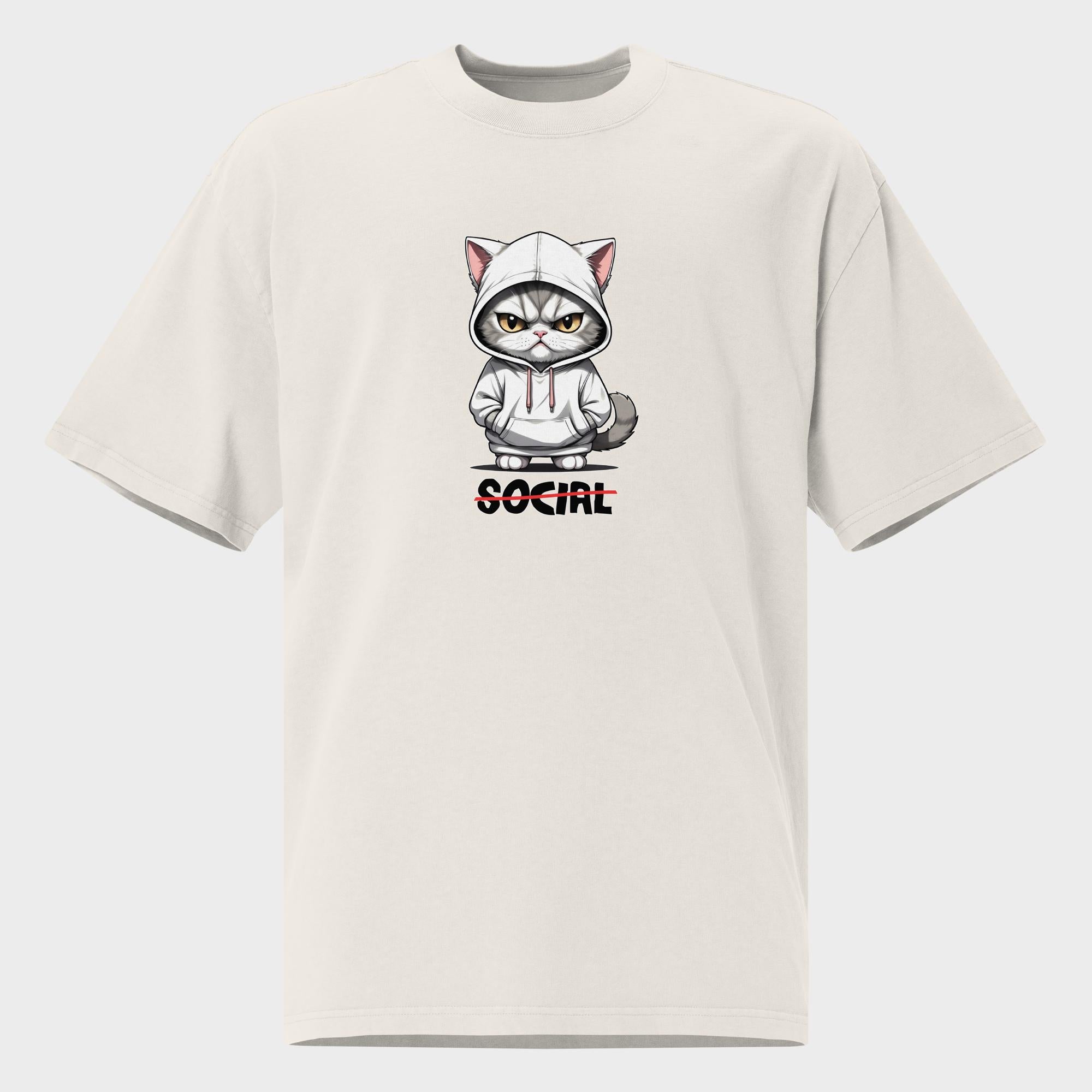 Anti-Social - Oversized T-Shirt