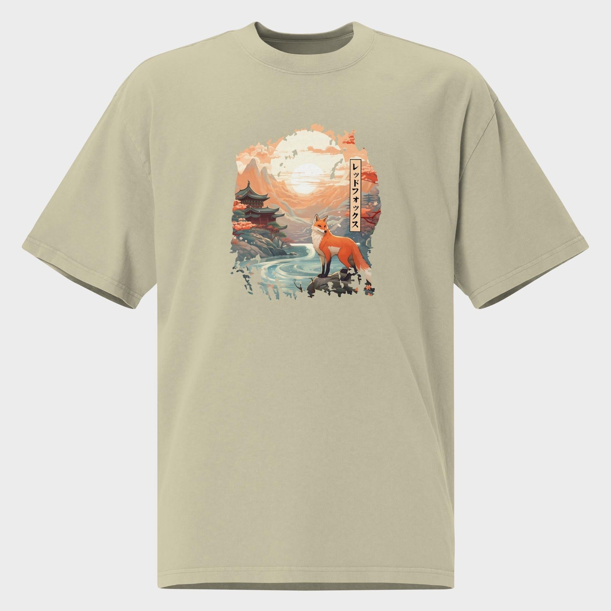 Kitsune's Tranquility - Oversized T-Shirt