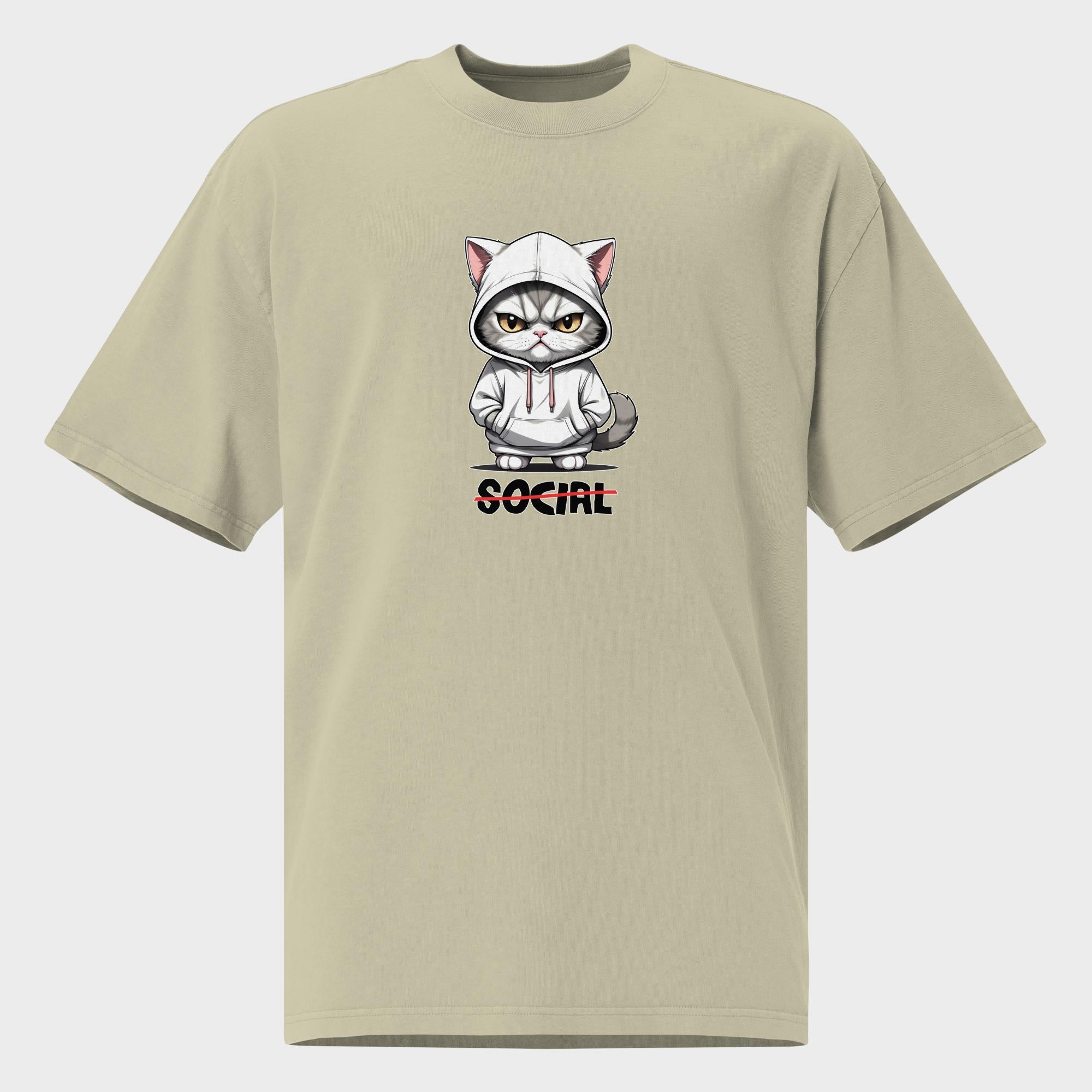 Anti-Social - Oversized T-Shirt