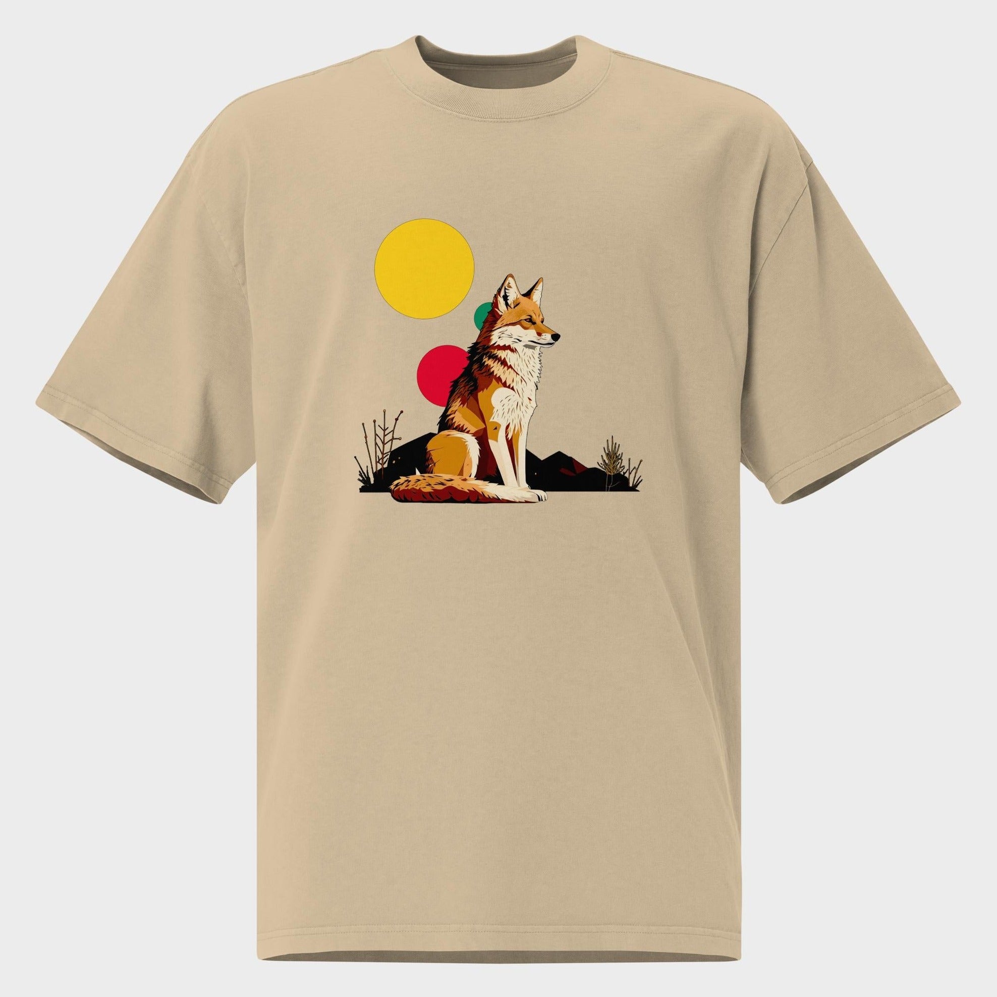 Desert Wolf - Oversized T-Shirt