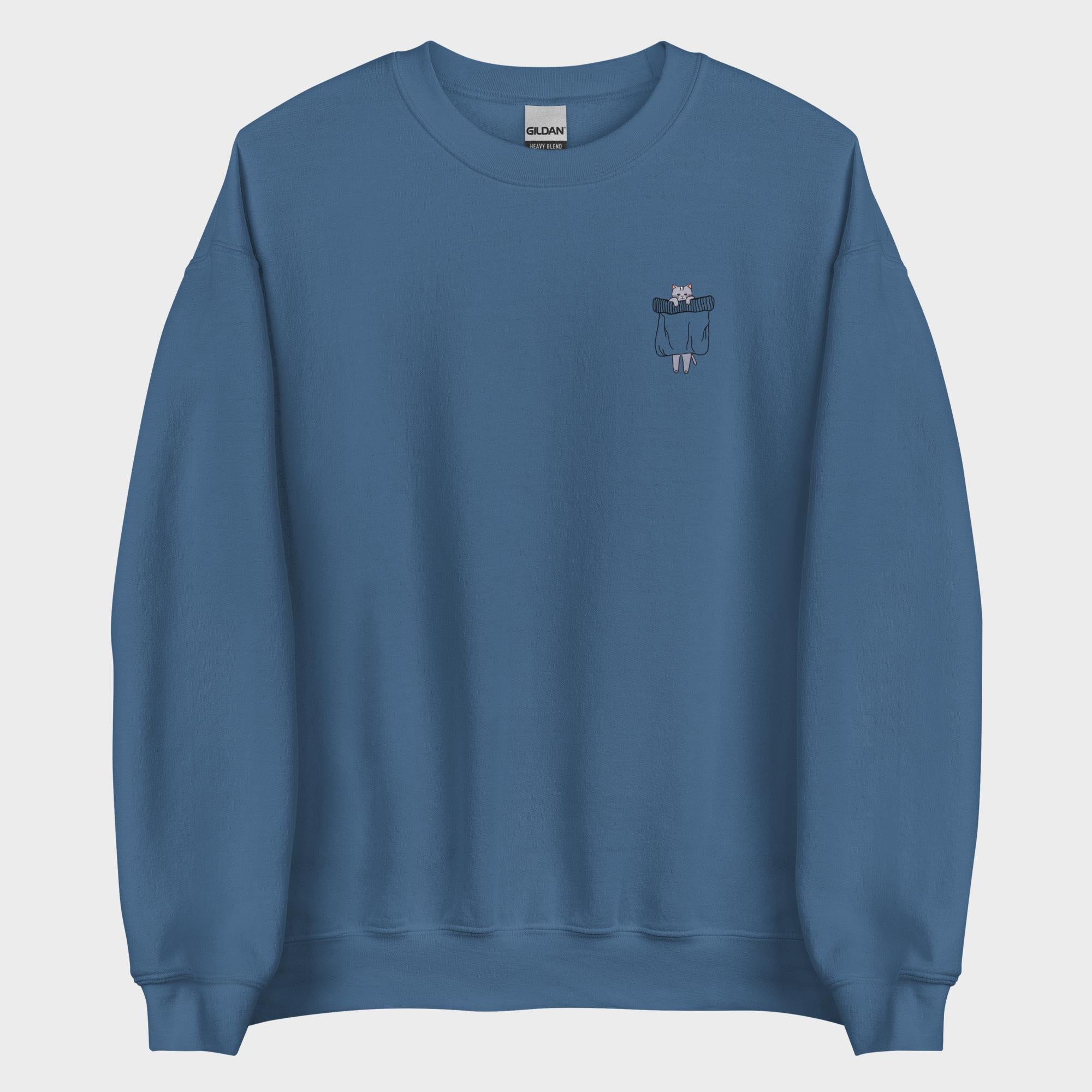 Hanging Pocket Cat - Sweatshirt