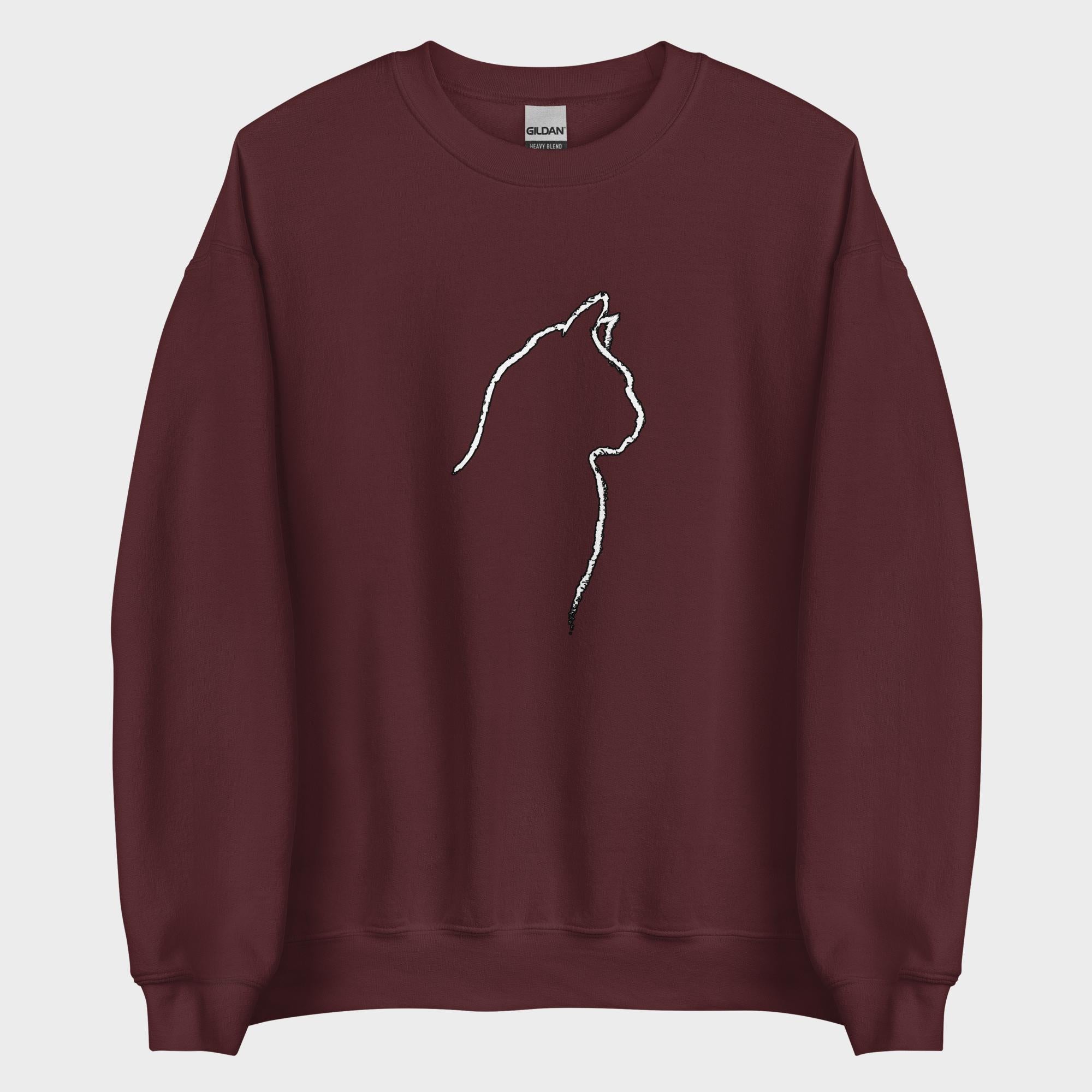 Cat Outline - Sweatshirt