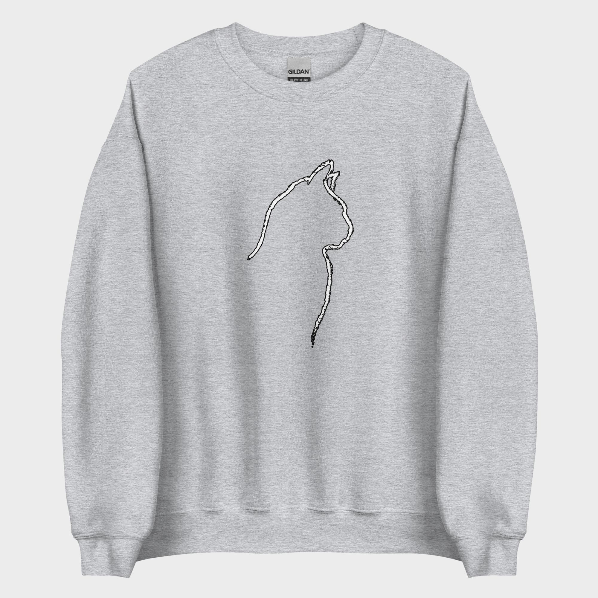 Cat Outline - Sweatshirt