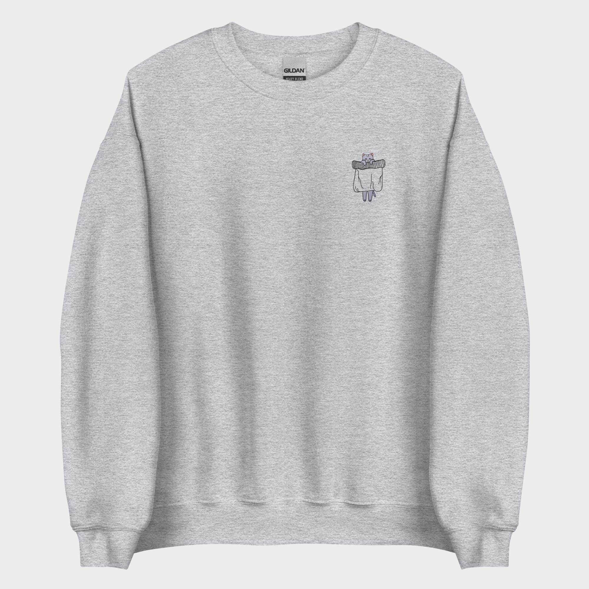 Hanging Pocket Cat - Sweatshirt