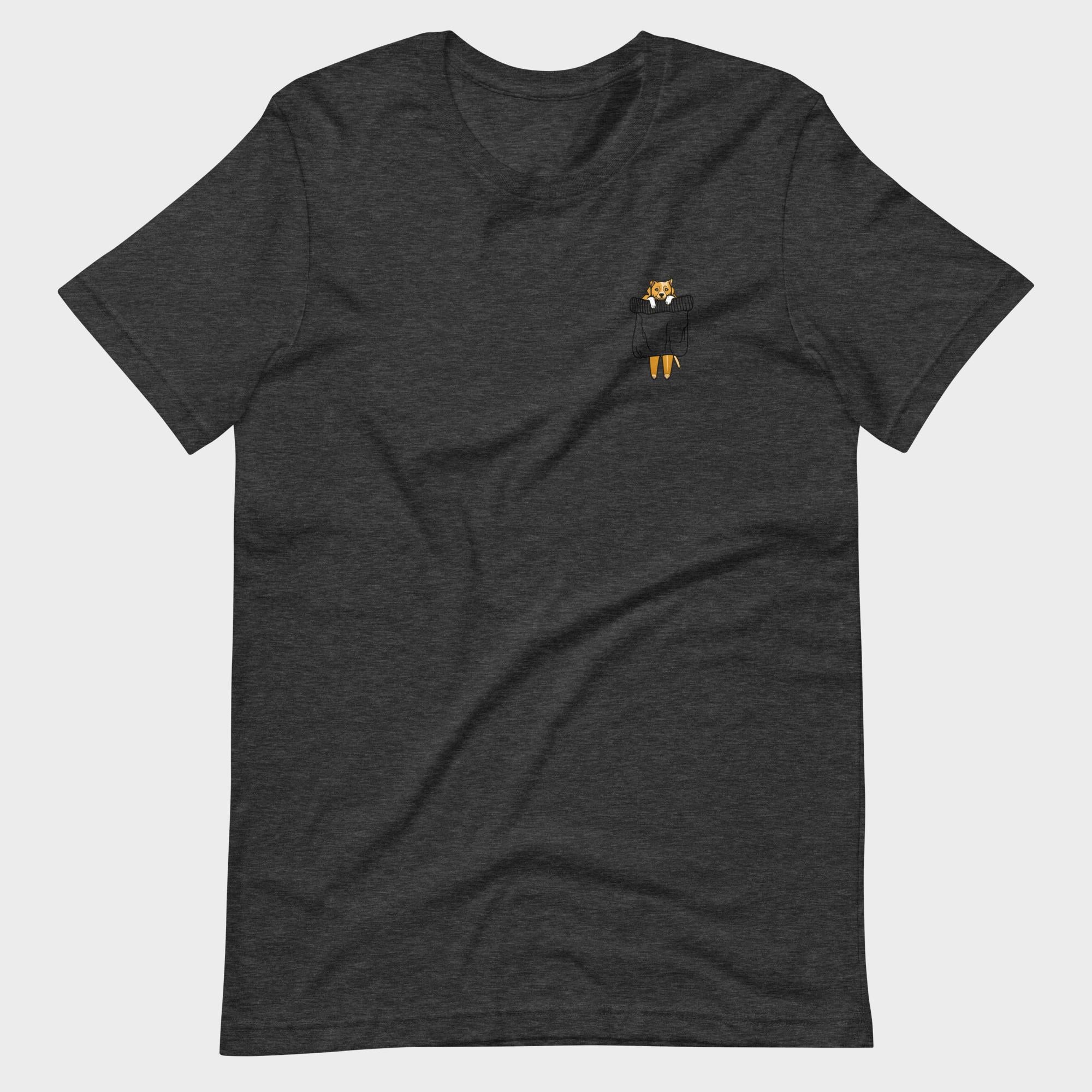 Hanging Pocket Dog - T-Shirt