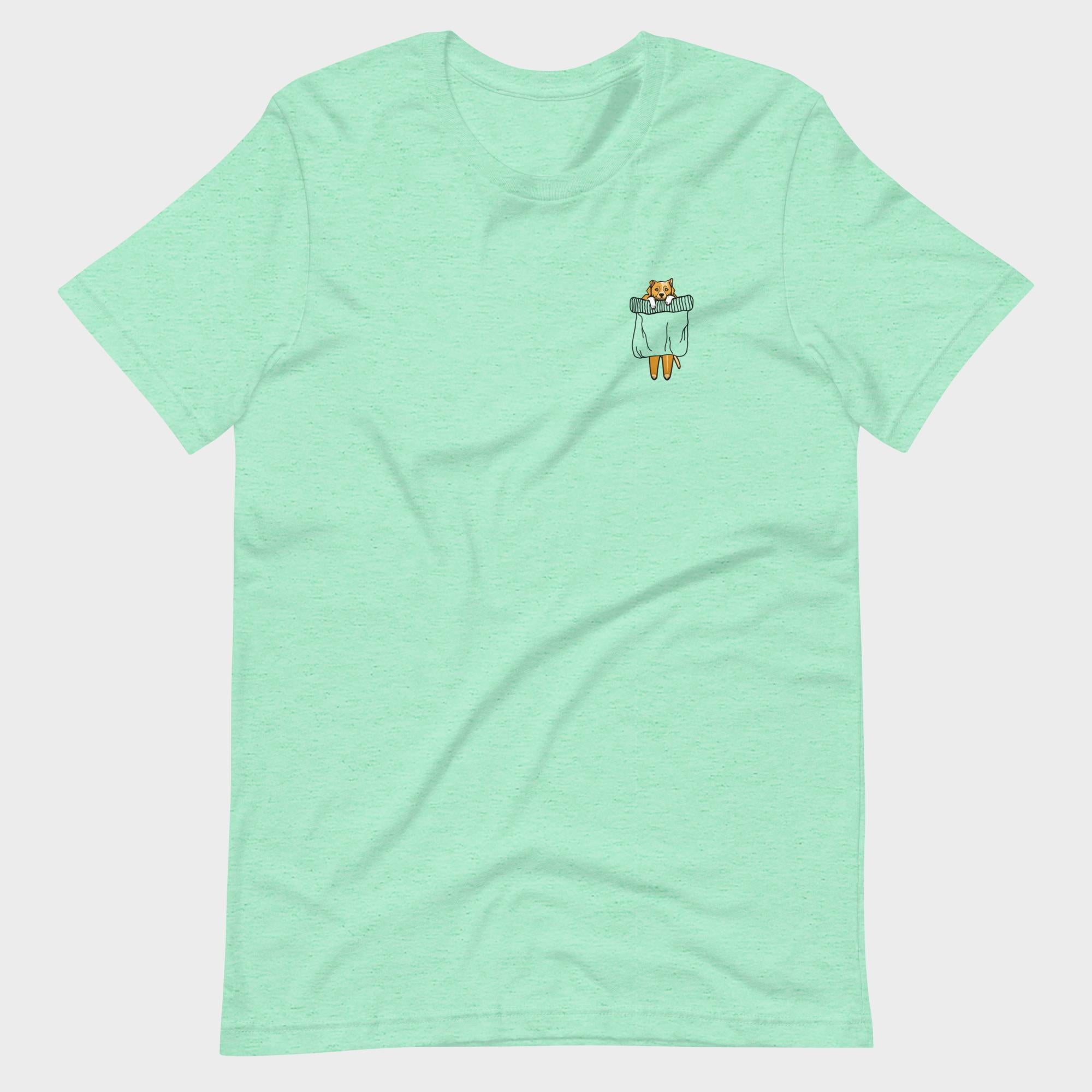 Hanging Pocket Dog - T-Shirt